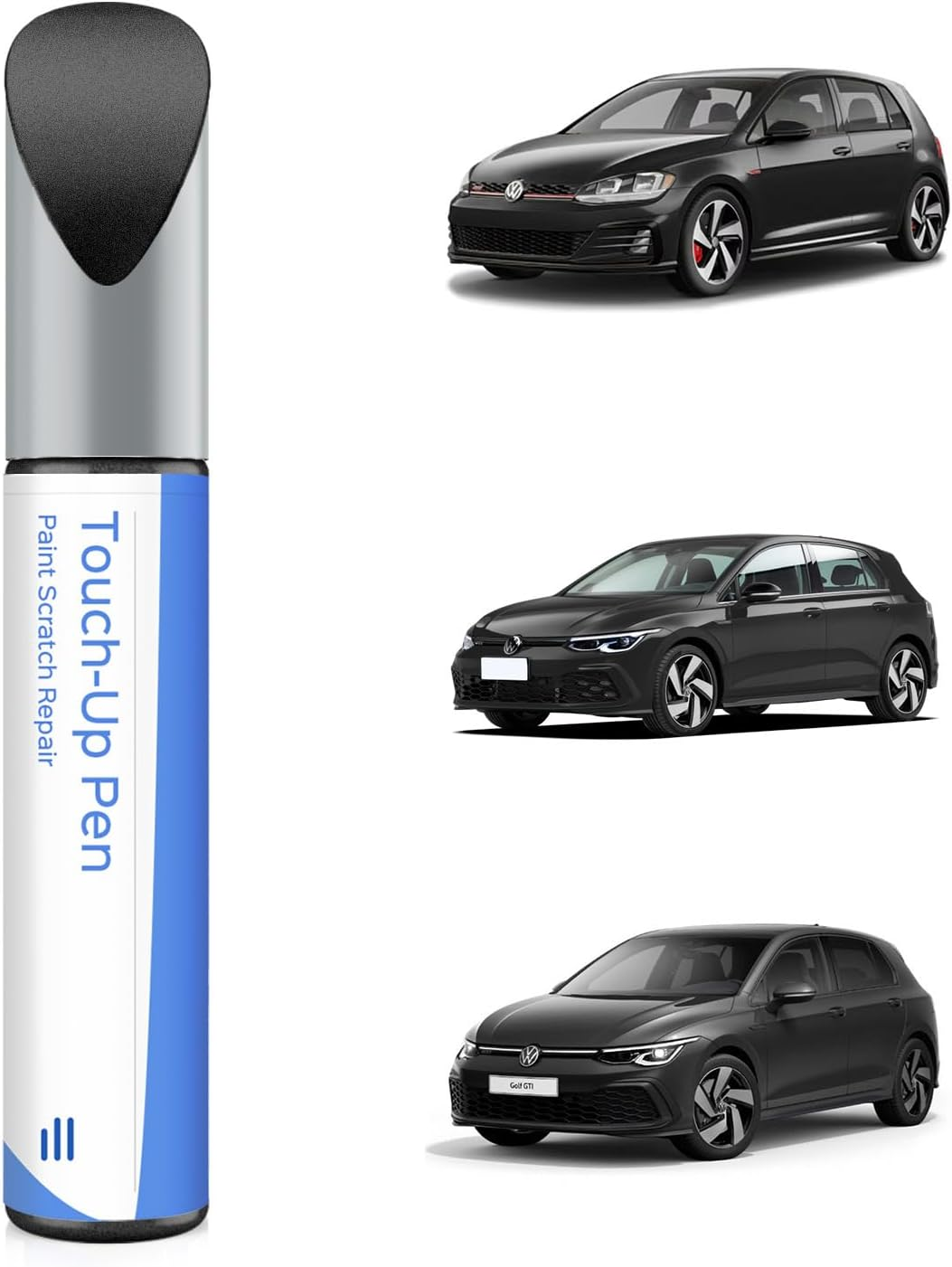LC9A/0Q Pure White Touch up Paint Compatible with Volkswagen Exact Match Chips and Nicks Touch Up