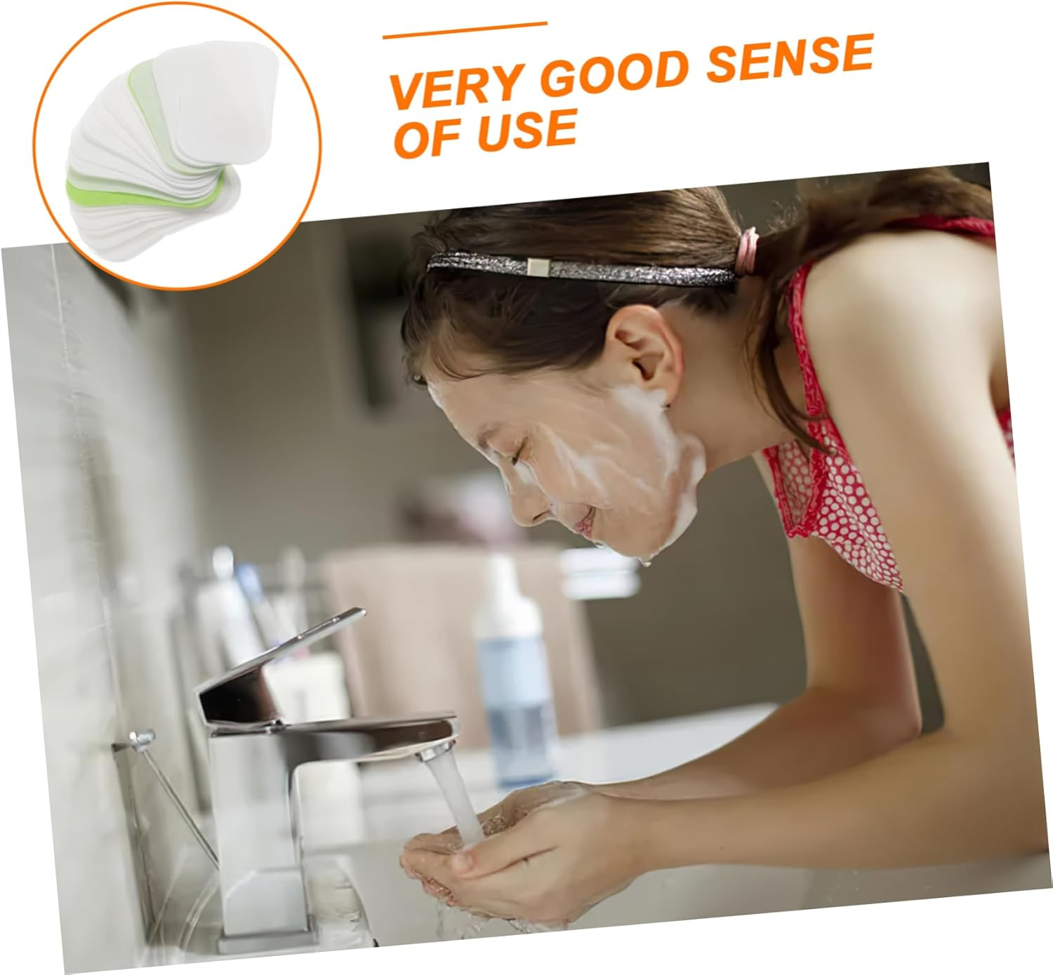 GANAZONO 50Pcs Travel Hand Soaps Sheets Soap Paper Sheets Disposable Slices for Hotels Travel image number 5