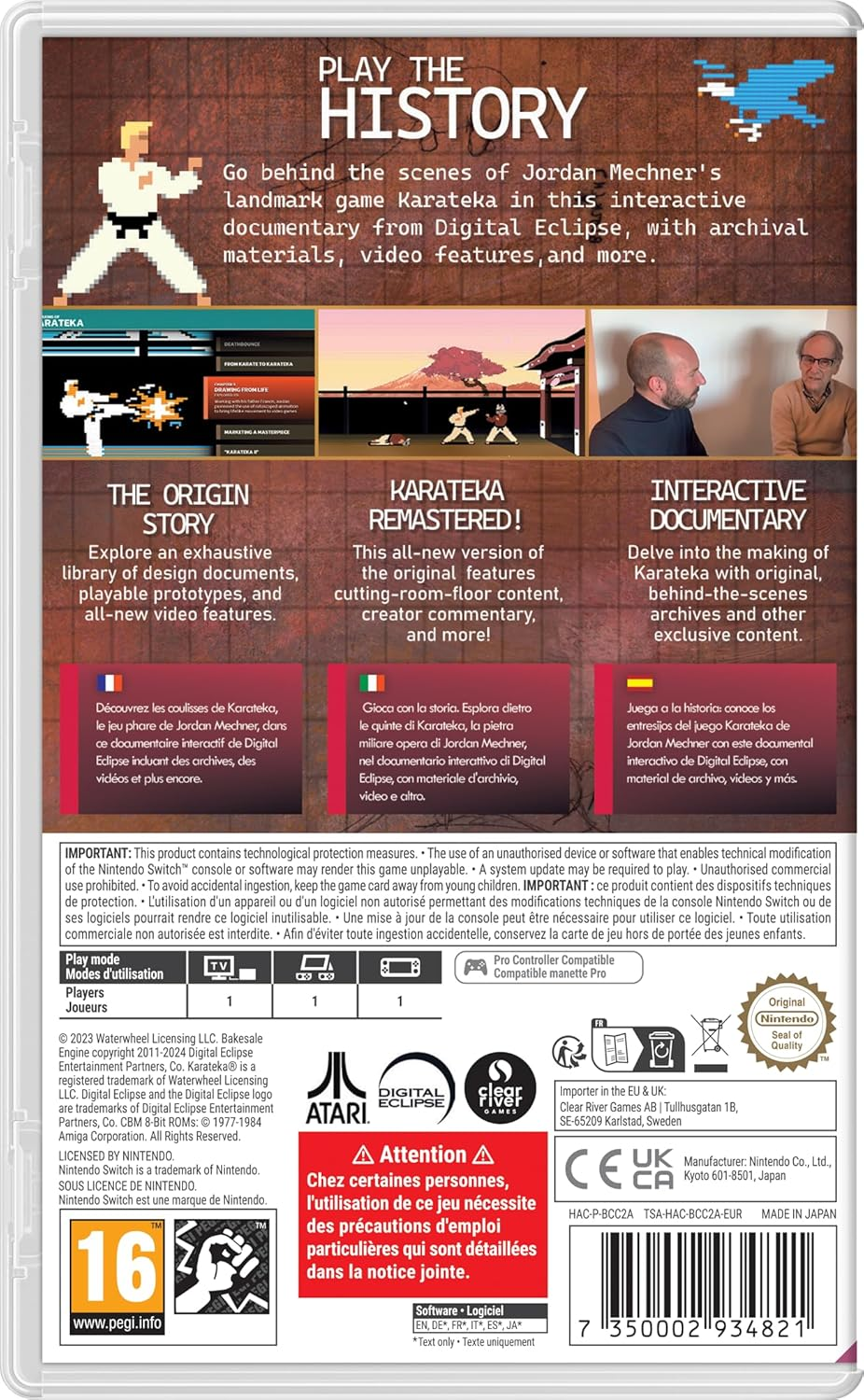 The Making of Karateka /Nintendo Switch image number 4