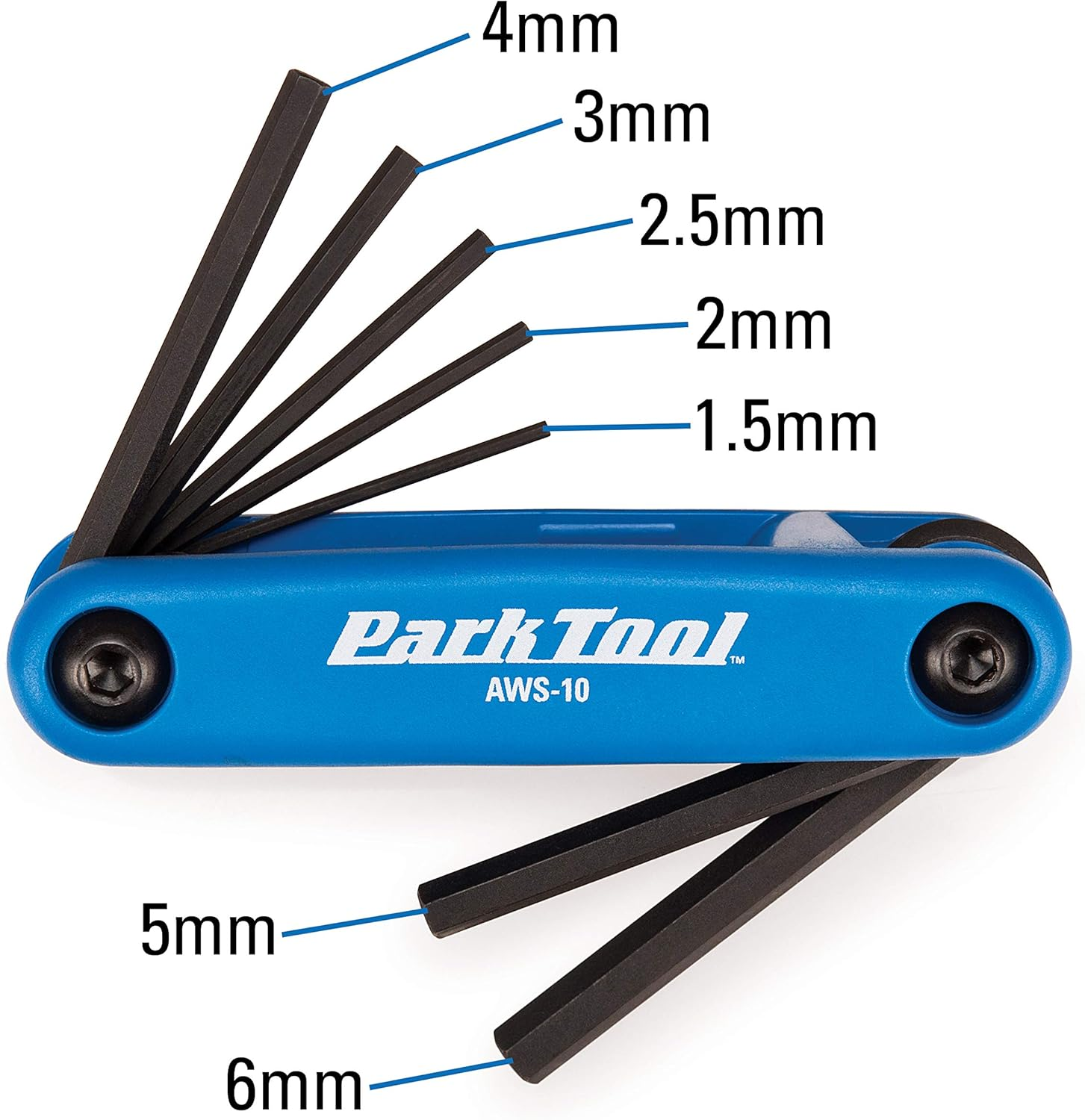 Park Tool Folding Hex Wrench Set image number 3