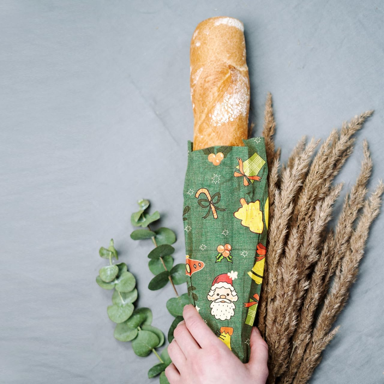 Healvian 15Pcs Reusable Beeswax Food Wraps Sustainable Food for Bowls and Leftovers and Washable Kitchen Wraps Alternative to Keep Fresh image number 1