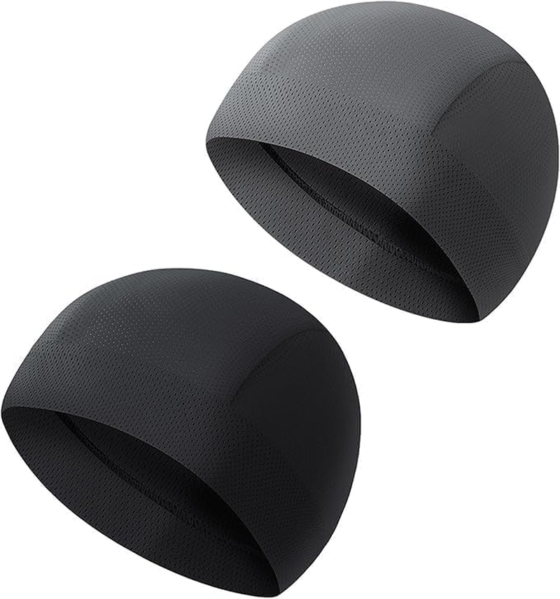 Cap for Men Women Windproof and Sunscreen Sports Hat Cycling Bike Head Wrap Hard Hat Durags- Fits under Helmets image number 5