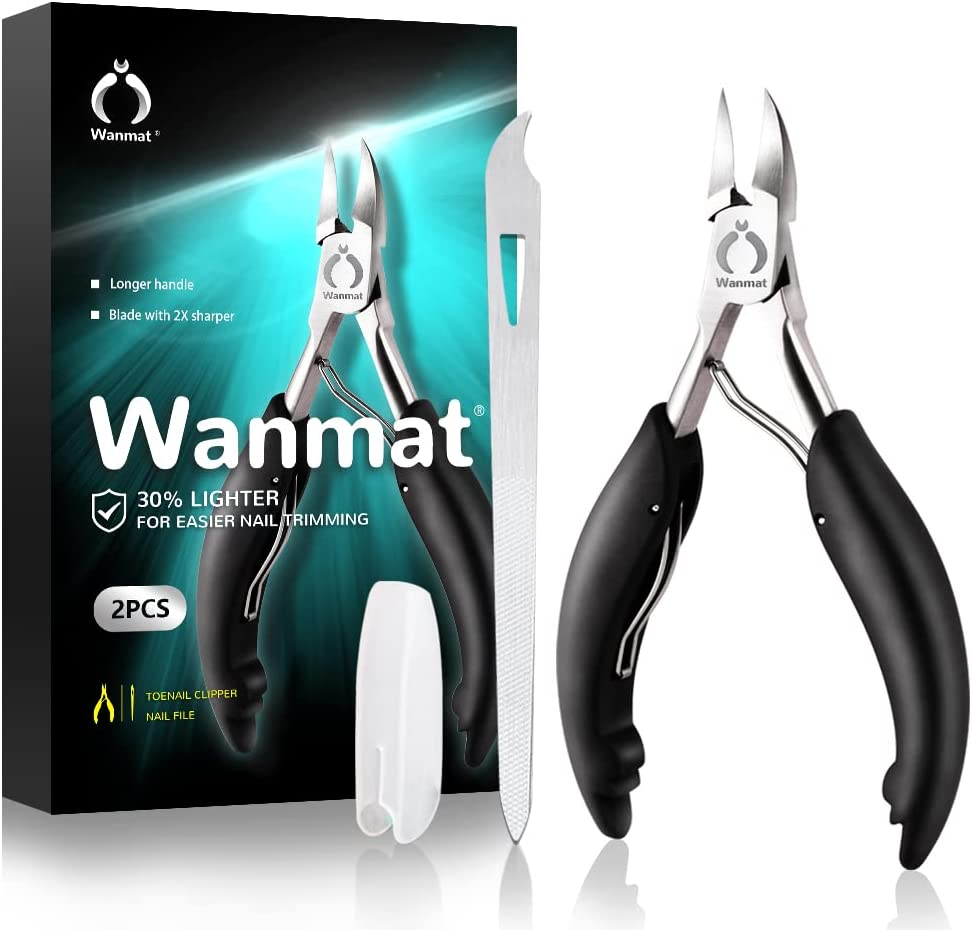 Toe Nail Clipper for Ingrown or Thick Toenails,Toenails Trimmer and Professional Toenail Nipper for Seniors with Stainless Steel Surper Sharp Blades image number 4