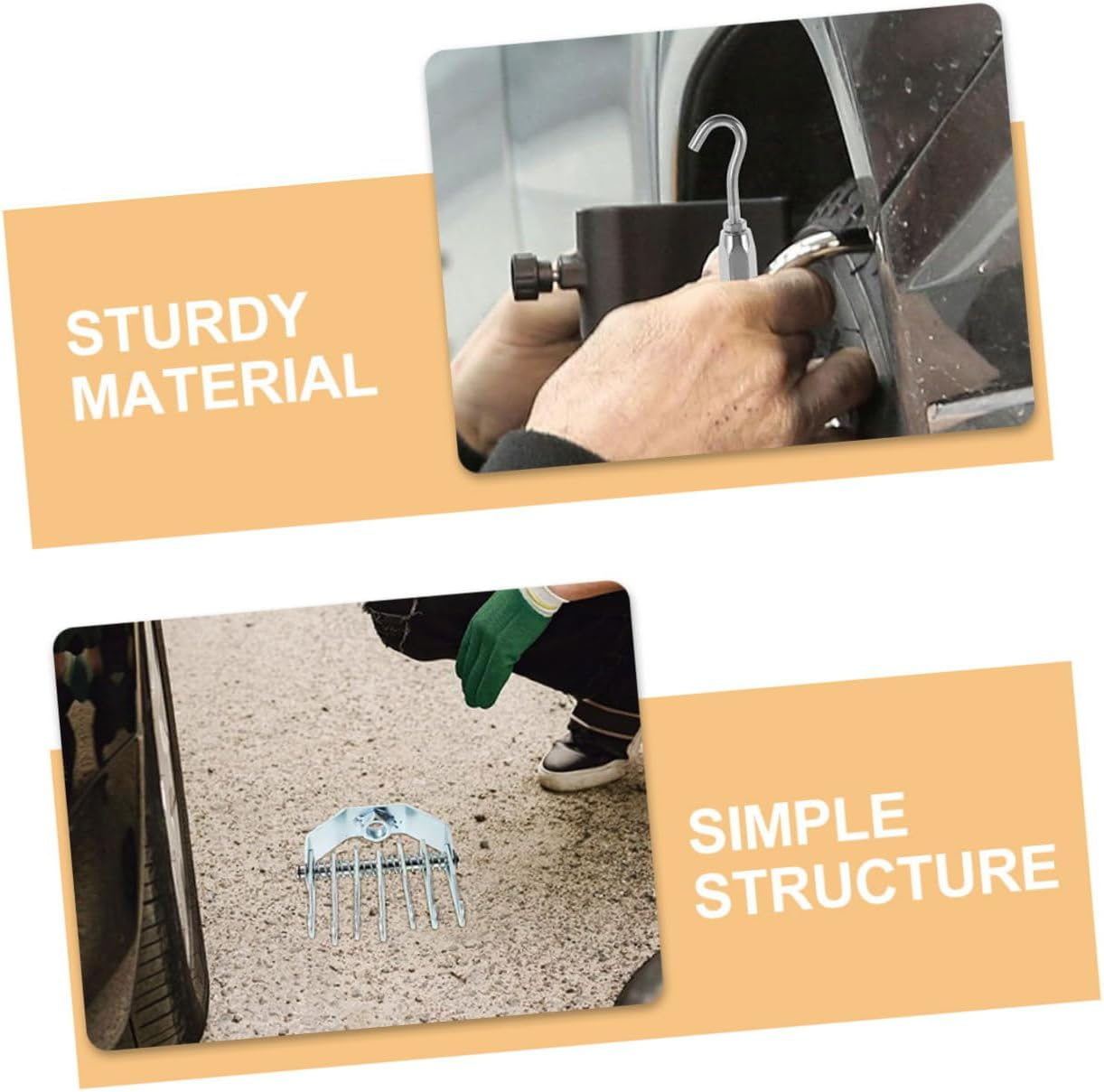 7-Claw Metal Auto Dent Puller with Small Hook, 2Pcs Automotive Dent Tool Kit for Car Body Repair and Panel Removal in Australia