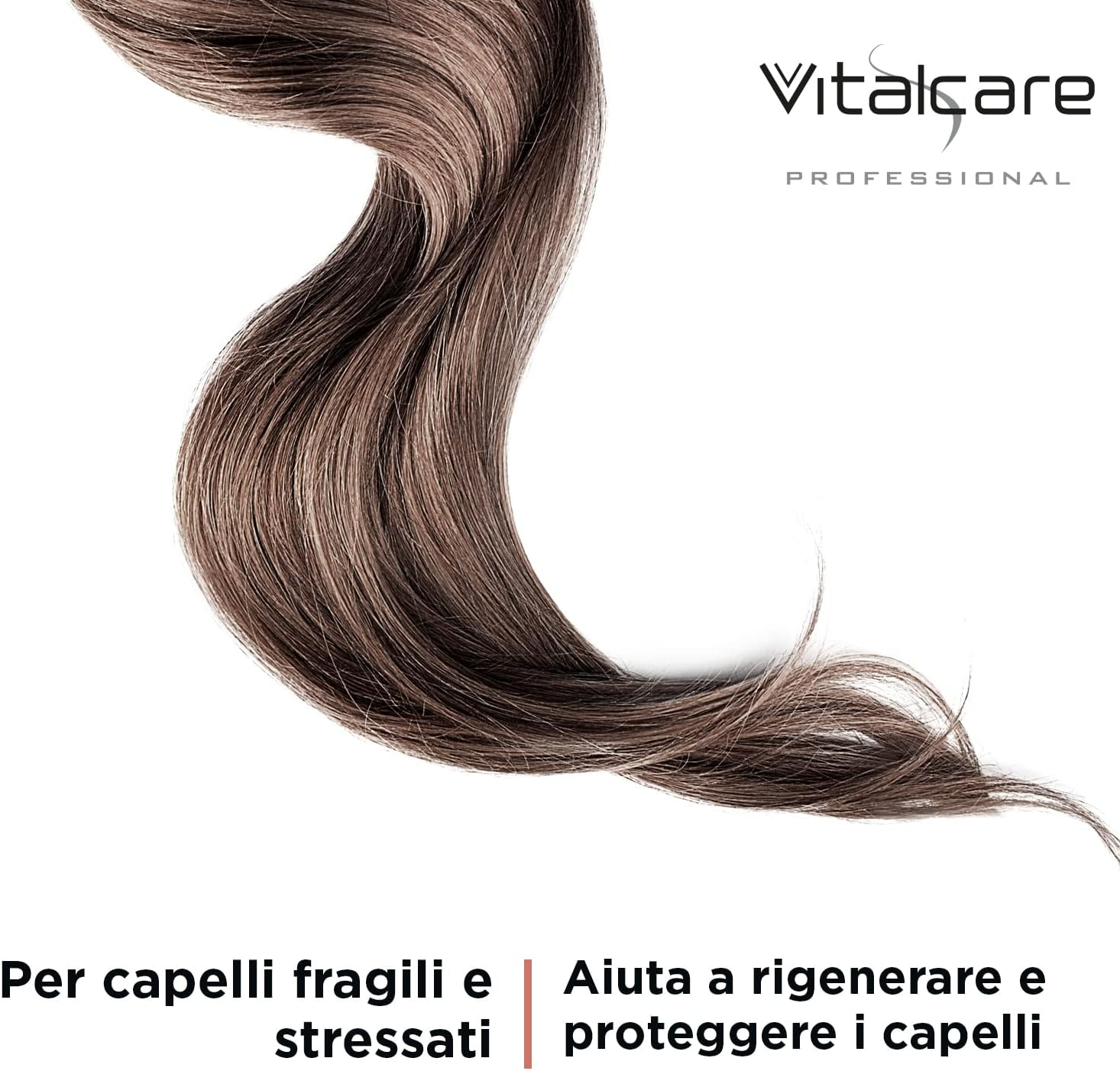 Vitalcare Keratin - Strengthening Hair Mask for Fine and Thick Hair, with Keratin and Arginine, for Stronger and Soft Hair, 500 Ml image number 3