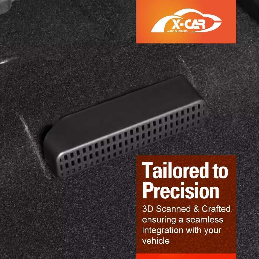 X-CAR GWM Tank 300 2022-2024 Backseat Rear under Seat Air Conditioning Outlet Vent Cover Flow Grille Protector Set of 2 image number 4