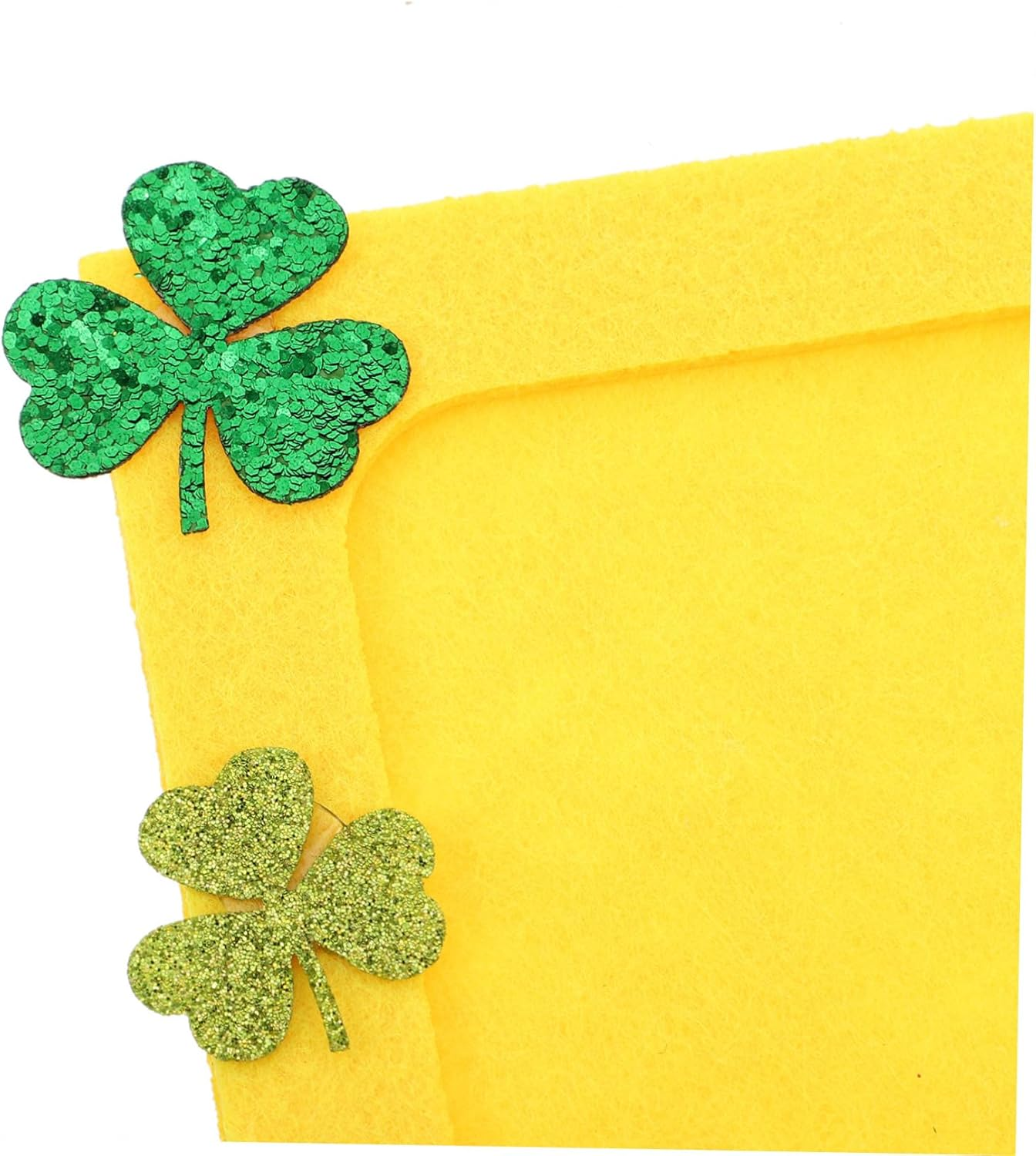 HANABASS Green Shamrock DIY Photo Frame for Patrick'S Day Unfinished Non Woven Craft Lightweight Easy Assembly for School Projects Holiday Decor image number 5