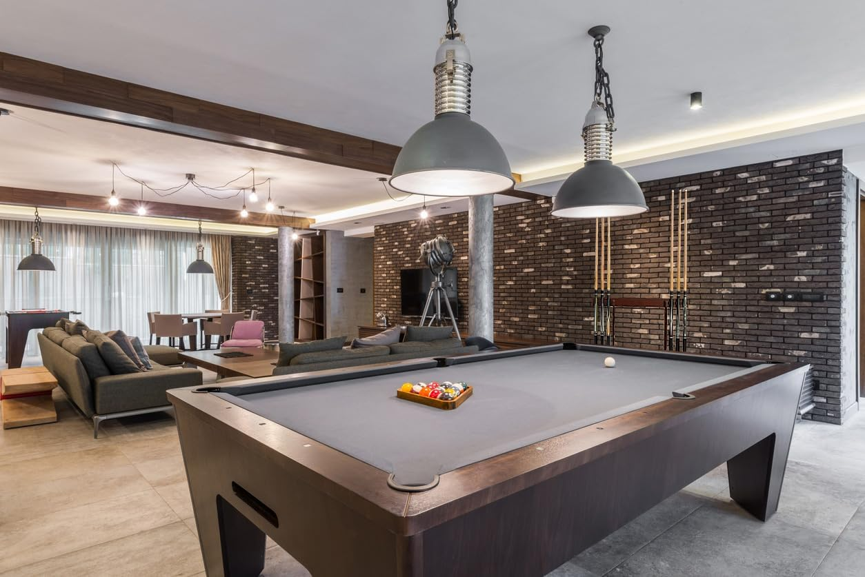 Flintar Wall Cue Rack, Premium Billiard Pool Cue Stick Holder, Made of Solid Hardwood, Improved Direct Wall Mounting, Cue Rack Only (Cues, Balls and Ball Rack Not Included), Oak Finish - Mahogany image number 4