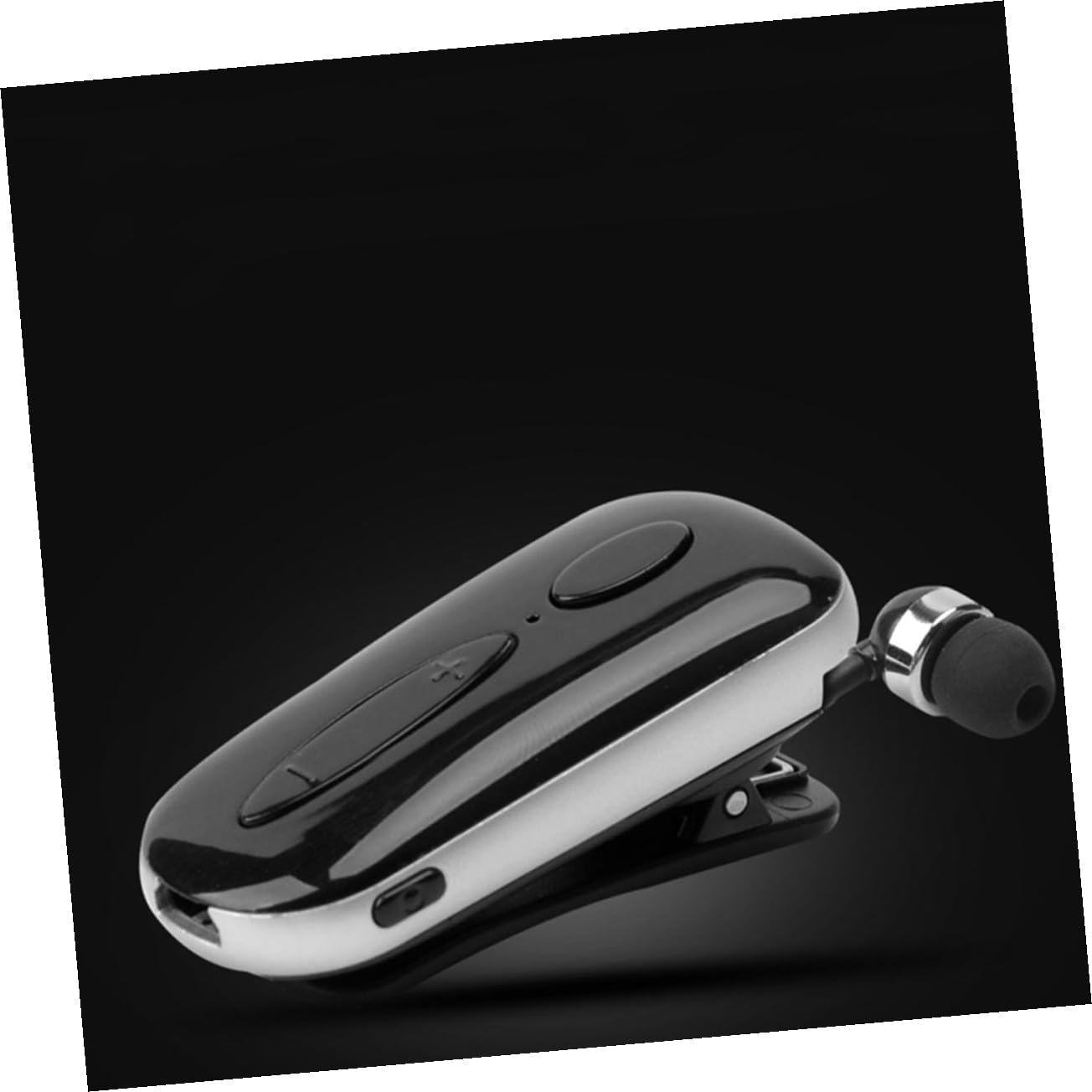 LIGIGWASH Wireless Sports Earbud Headphone with Retractable Cable Lightweight Comfortable Fit for Calls and Powerful Bass in Black image number 2