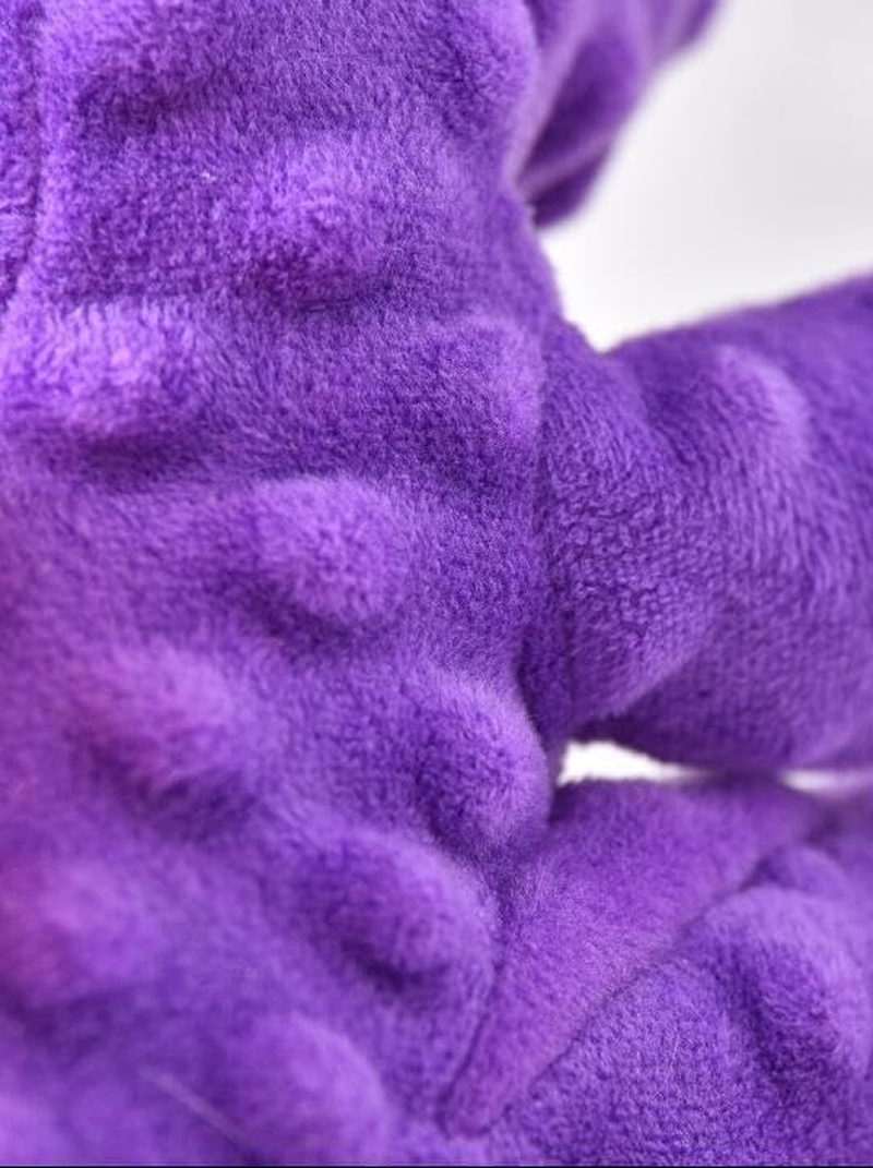 Dog Plush Toy for Puppy, Indestructible Tuffy Dog Squeaky Toys, Funny Stuffed Animals Toys with Cotton Material, Durable Chewing Toys (Dragon, Purple) image number 4