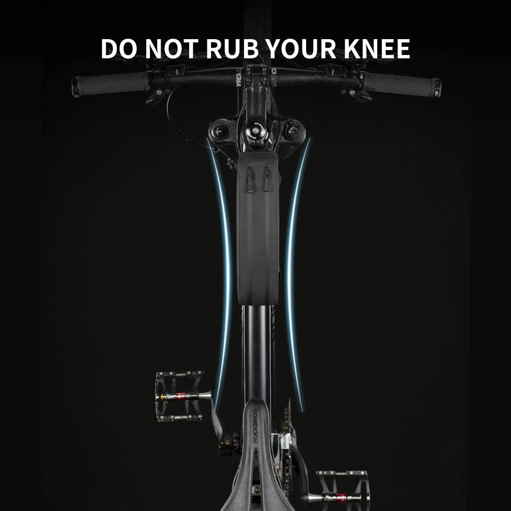 ROCKBROS Top Tube Bike Bag Waterproof Bike Front Frame Bike Bag Bicycle Top Tube Bag Cycling Accessories - Black-L image number 6