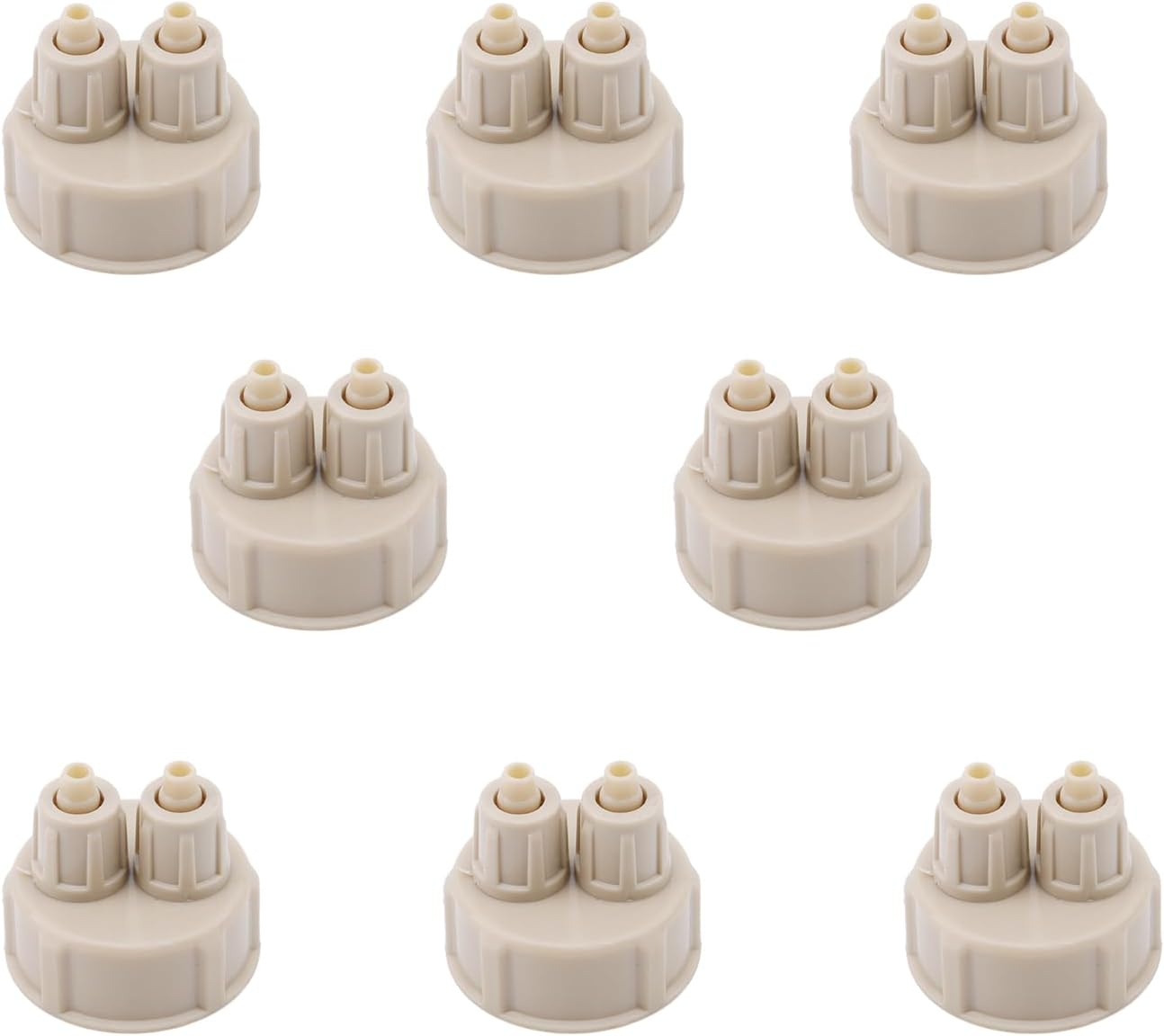 Ksngtixe 8 Pcs Quick Tightening Aquarium Fittings - High Pressure Resistant, Durable with Efficient Gas Sealing for Aquarium Plant Systems image number 2