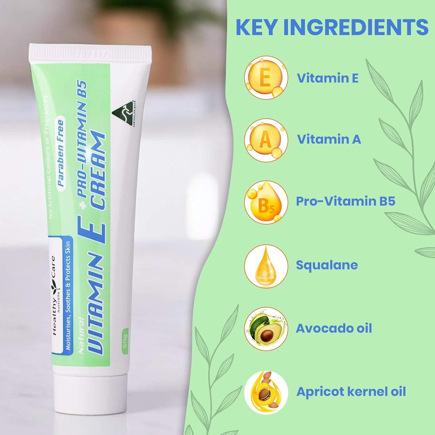 Vitamin E + Pro-Vitamin B5 Cream image number 3