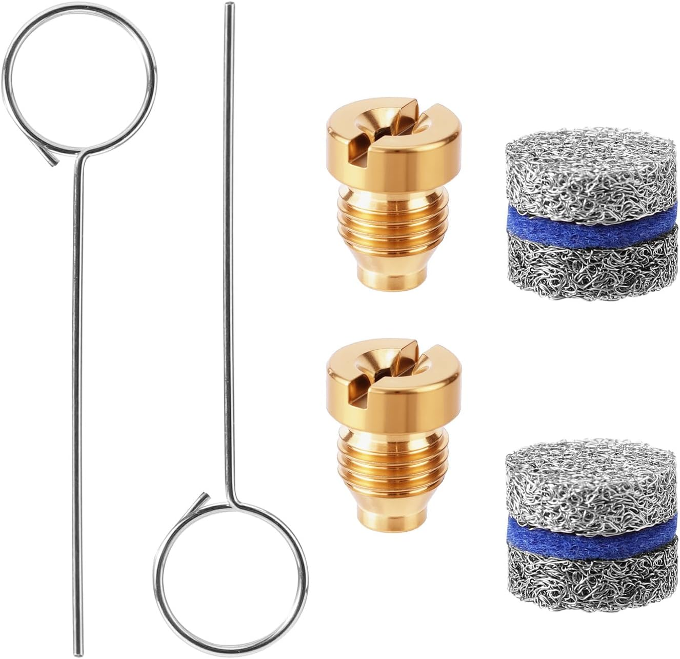 2 Sets Foam Cannon Orifice Kits, Stainless Steel Premium 0.04In Cannon Orifice Nozzles and Maker Meshes Kit Practical Accessories for Snow Foam Lance (3 Layer) image number 6