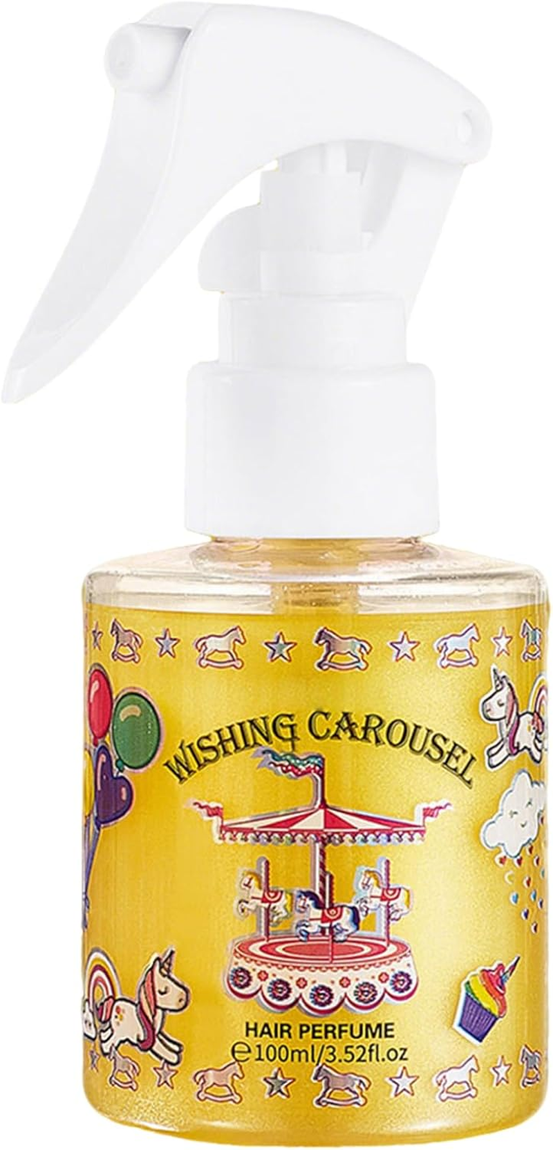 Moggemol Long Lasting Fragrance Mist for an All over Fresh Feeling Body and Hair Spray for Women Men Light Scent Yellow One Size