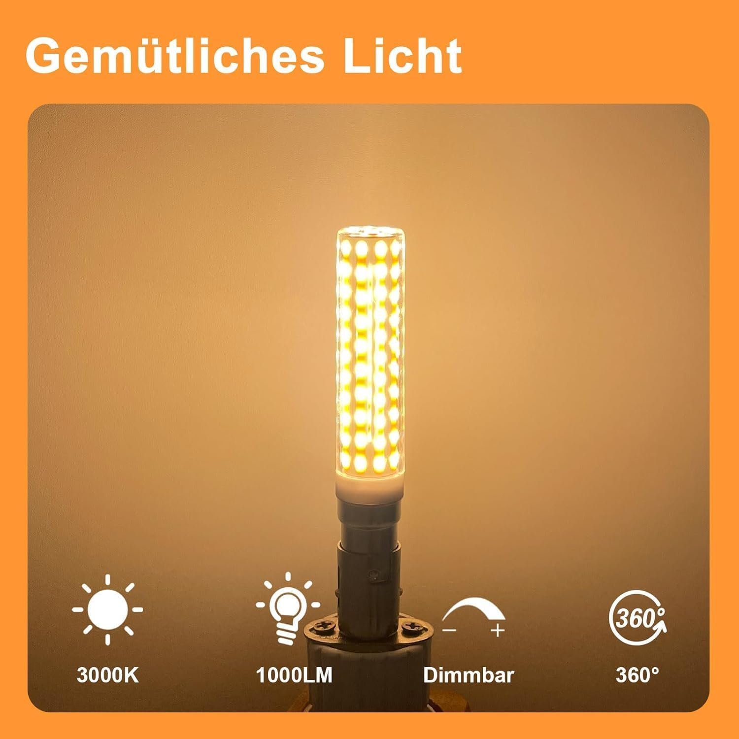 B15D LED Dimmable 11W Warm White 2700K Replacement for Osram Halolux Ceram 100W B15 Double Contact AC 220-240 Bulbs 1100LM Bayonet Socket B15D LED Warm White for Ceiling Lights Living Room Set of 2 image number 5