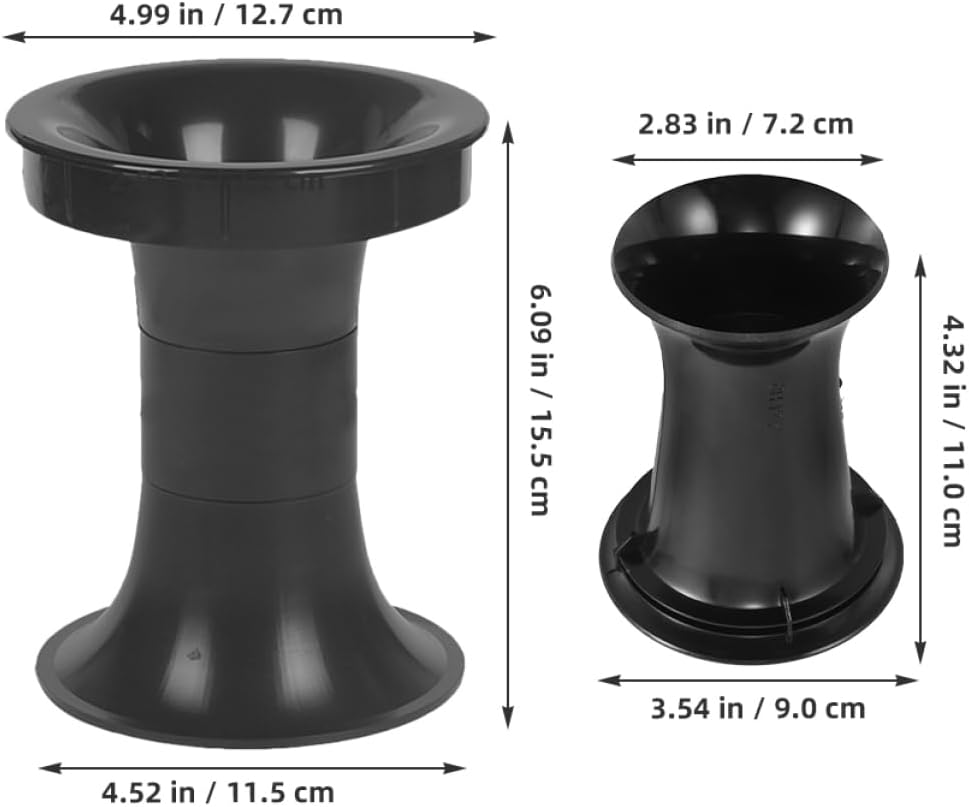 CONGARTENO 2Pcs Bass Woofer Port Tubes Reflex Port Tubes for Speaker Box Enhance Low Frequency Response Extend Speaker Lifespan Small Waist Design image number 1