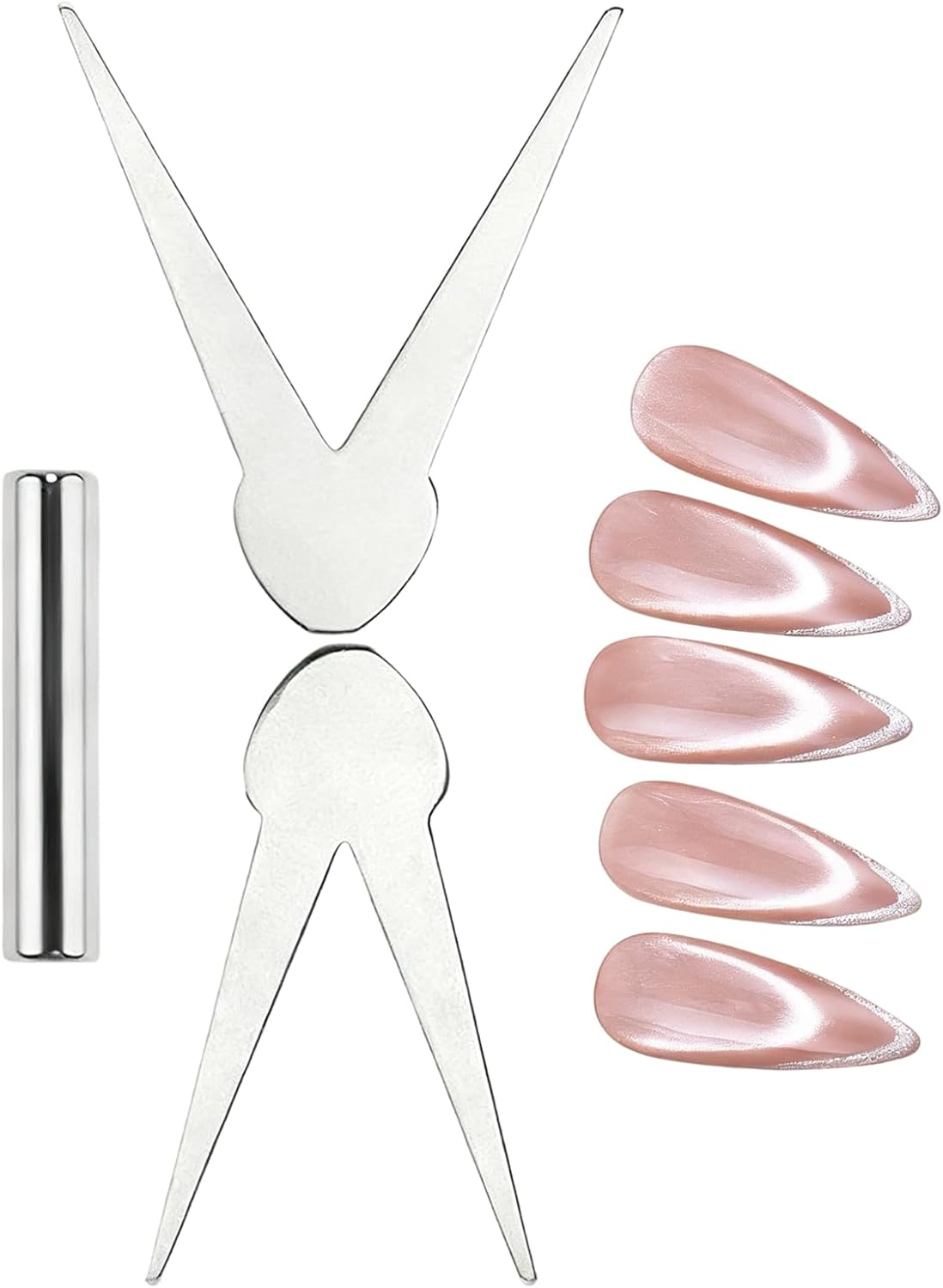 Magnet for Nail Polish - Double-Head Powerful Magnetic Manicure Tool,Nail Design Magnet Tools | for Women Wife Daughter Girlfriend Adults Lovers image number 2