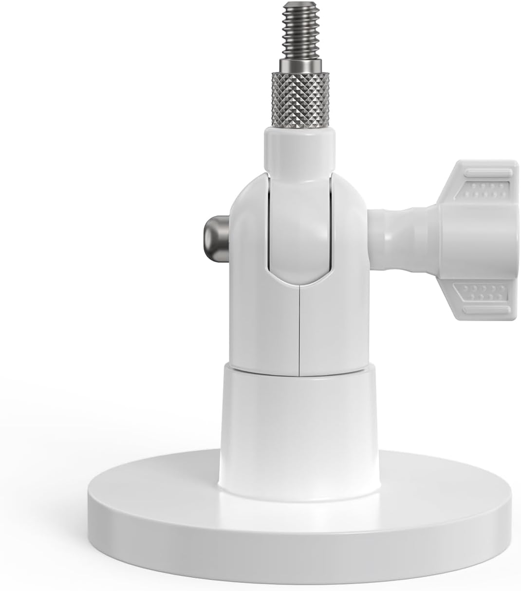 Holicfun Indoor Outdoor Camera Magnetic Mount, Compatible with Ring, Blink, Eufy, Google Nest, Wyze, Arlo, Simplisafe, Reolink, and Tapo Cameras - White