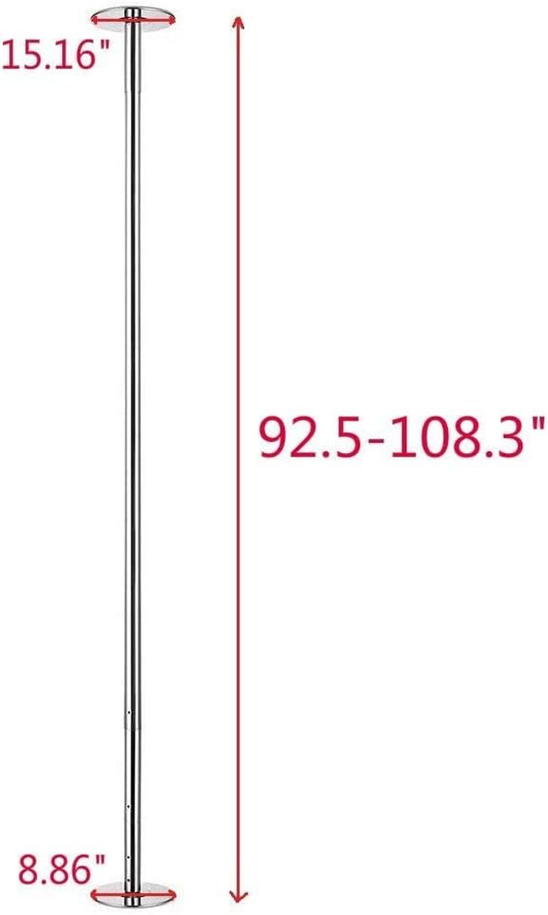 45Mm Professional Dancing Pole Dance Fitness Portable Static Stripper Spinning image number 6