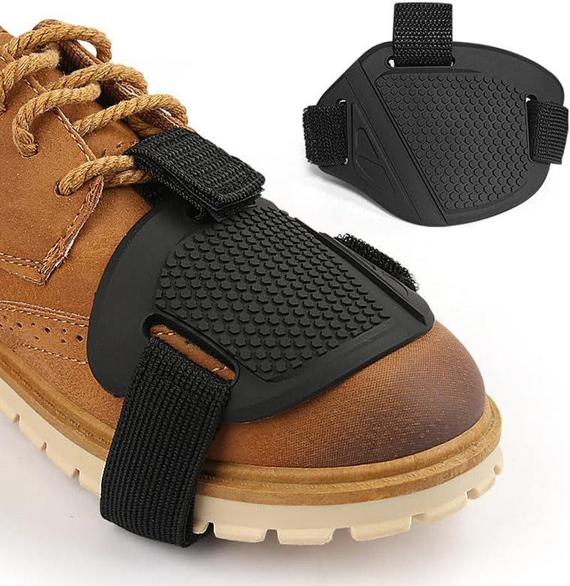 Motorcycle Motorbike Shift Pad, Motorbike Shoes Protector Cover, Anti-Slip Motorbike Shoe Boot Cover Protector, Rubber Motorcycle Clutch Cover, Protective Rubber Gear Shifter Guards, Black image number 4