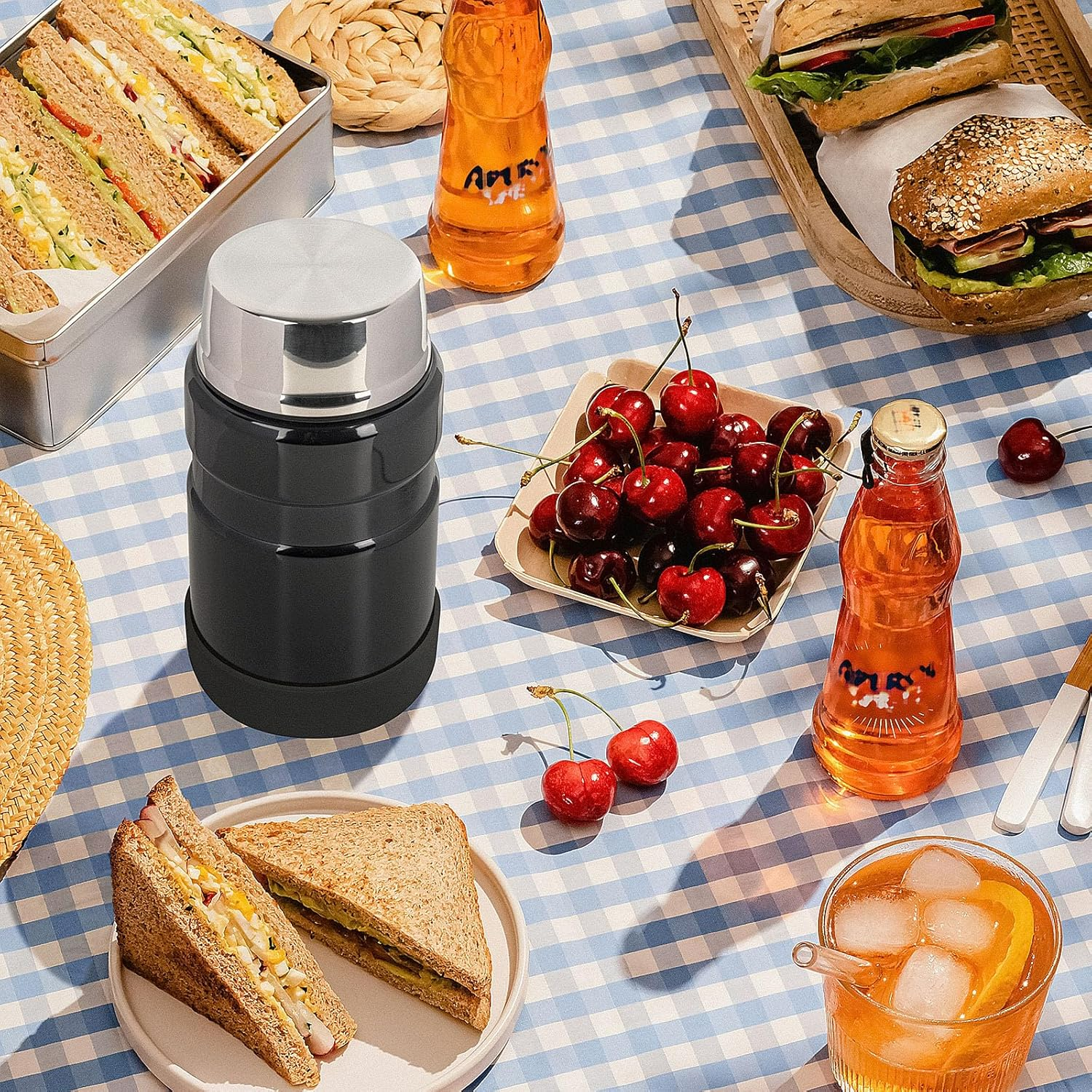 Linkidea 2 Pcs Silicone Bottle Bottom Boot, Anti-Slip Bottle Bottom Sleeve Cover, Lightweight Bottom Boot Compatible with Thermos 24Oz, HYDRAPEAK, BIDAKID, Wolff (Black) image number 4