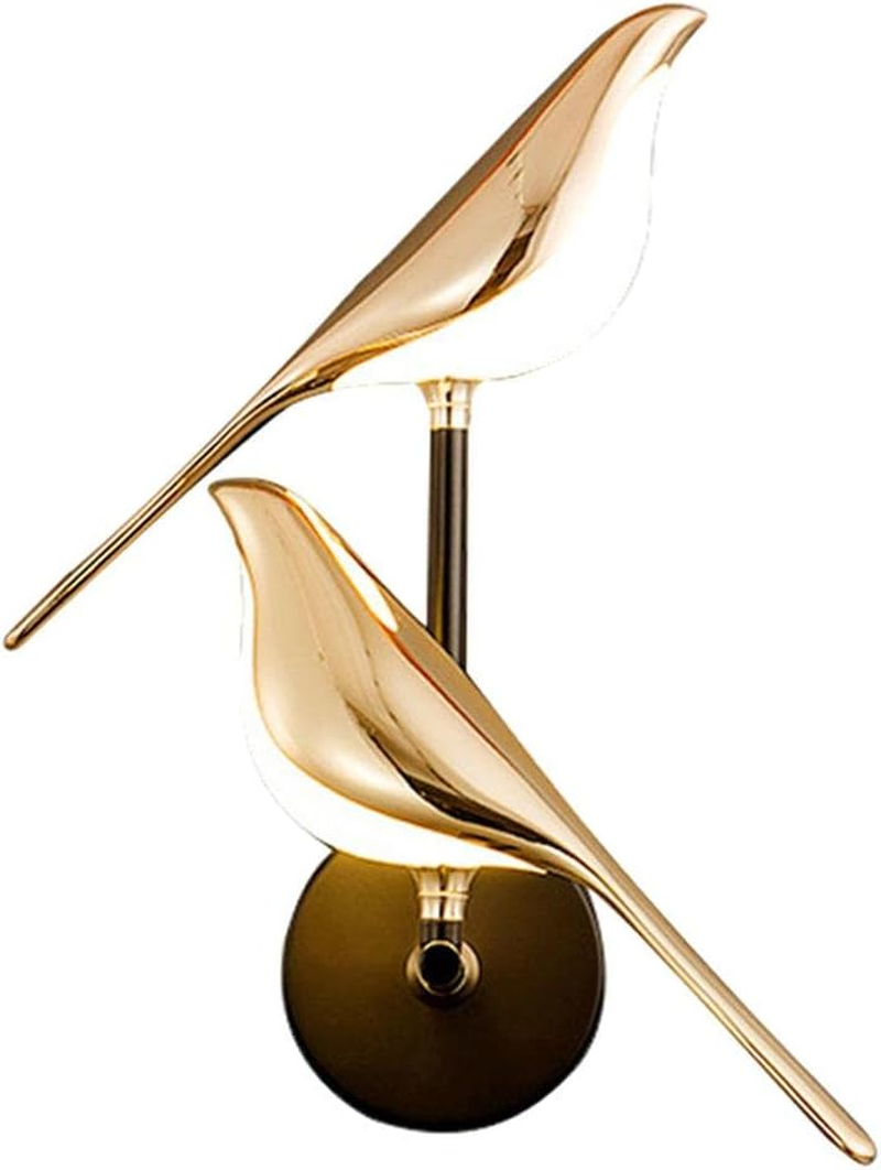 Nordic Bird Wall Lamp Wall Sconce Wall Mount Wall Lighting Led Lighting Fixture for Home Restaurant Cafe Indoor Decorations - 28X12X38Cm image number 1