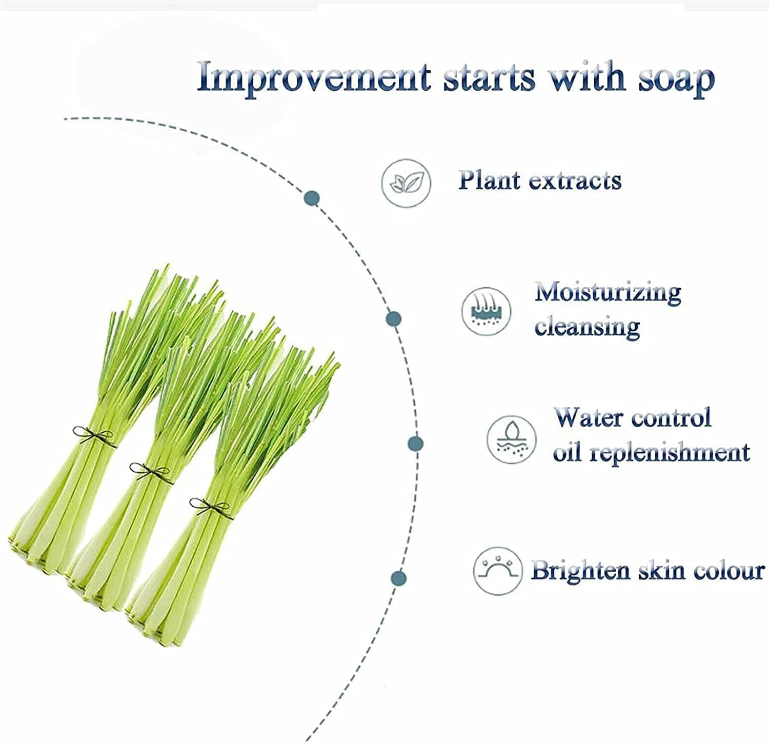 2024 Citronella Soap Bar, Citronella Lemon Soap,Firming and Brightening Your Complexion,Natural Handmade Soap Bar for All Skin Types