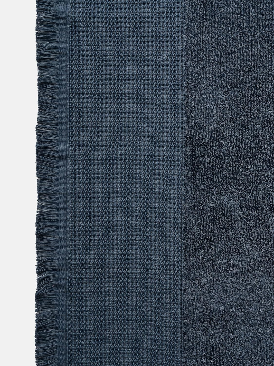 Linen House Aria Cotton/Bamboo Slate Hand Towel - 550 GSM