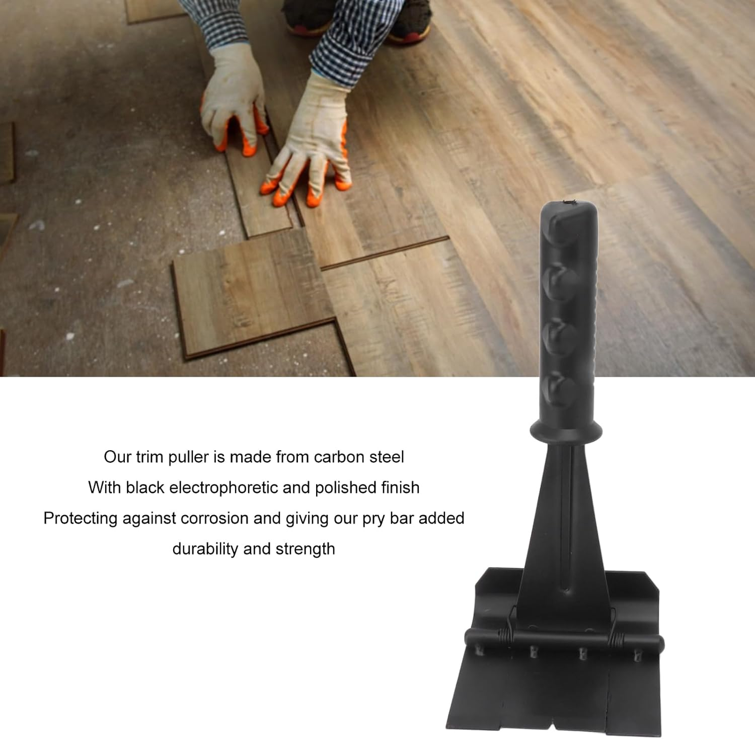 Baseboard Removal Tool, Multi Function Trim Puller for Commercial Work image number 2