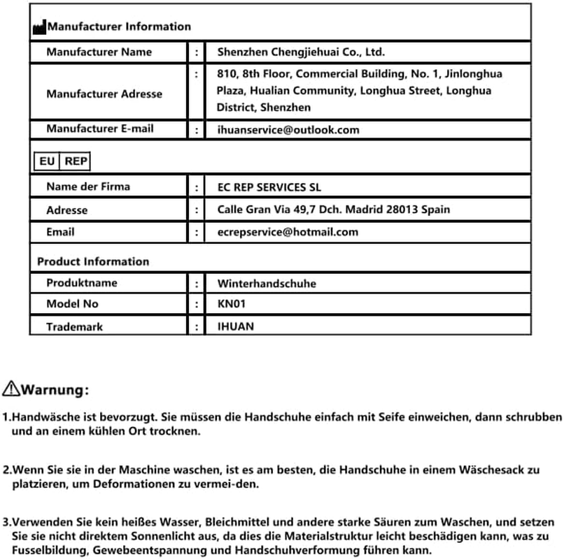 Ihuan Gloves Men Women Winter Warm Winter Gloves Touchscreen Gloves Windproof Waterproof Non-Slip Sports Gloves Cycling Gloves for Cycling, Running, Skiing, Hiking image number 3