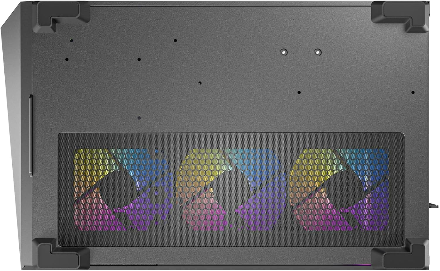 Antec C5 ARGB ATX, Matx Seamless Edge to Edge, Black Gaming Case, 270 Degrees, 7X ARGB + PWM Fan Controller, Back Connect Motherboard, Dual Chamber - C8 image number 6