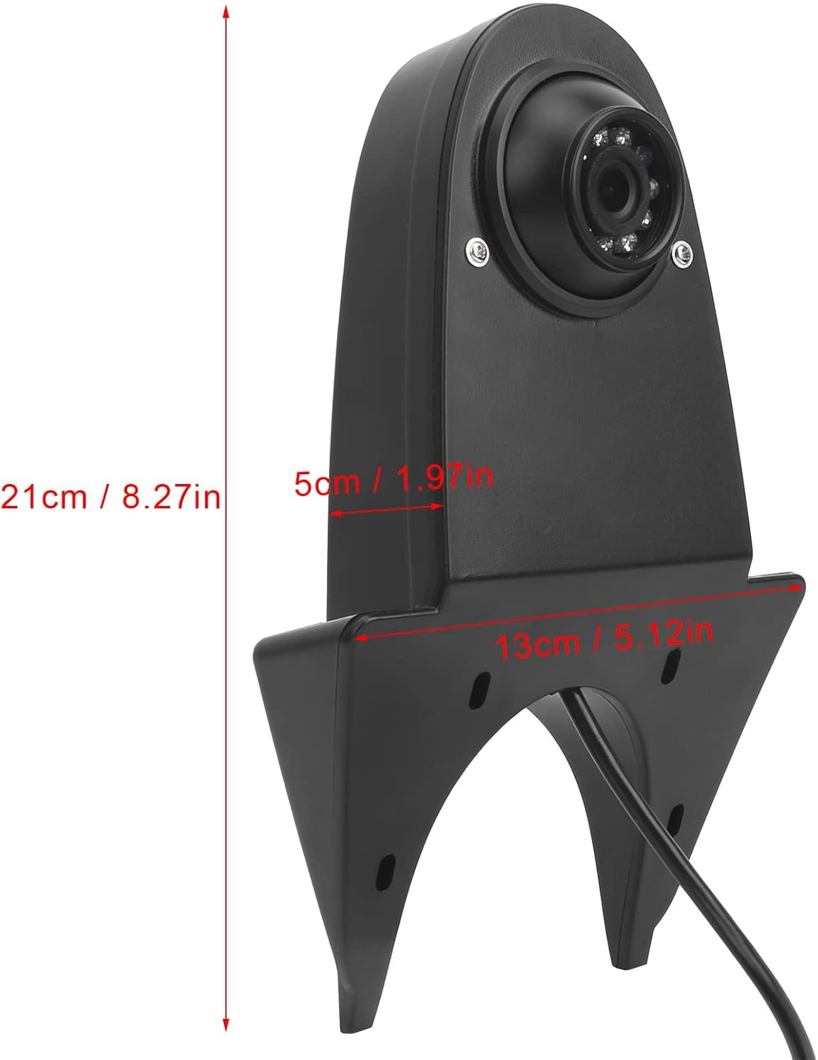 Car Backup Camera, Rear View Camera HD LED Night Vision Ip68 Waterproof Reverse Camera 120&deg; Wide View Angel for Universal Cars, Fit for Benz Viano Sprinter Vito image number 1