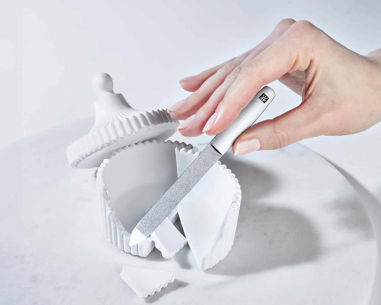 ZWILLING TWINOX Sapphire Nail File, Satin, 13Cm image number 5