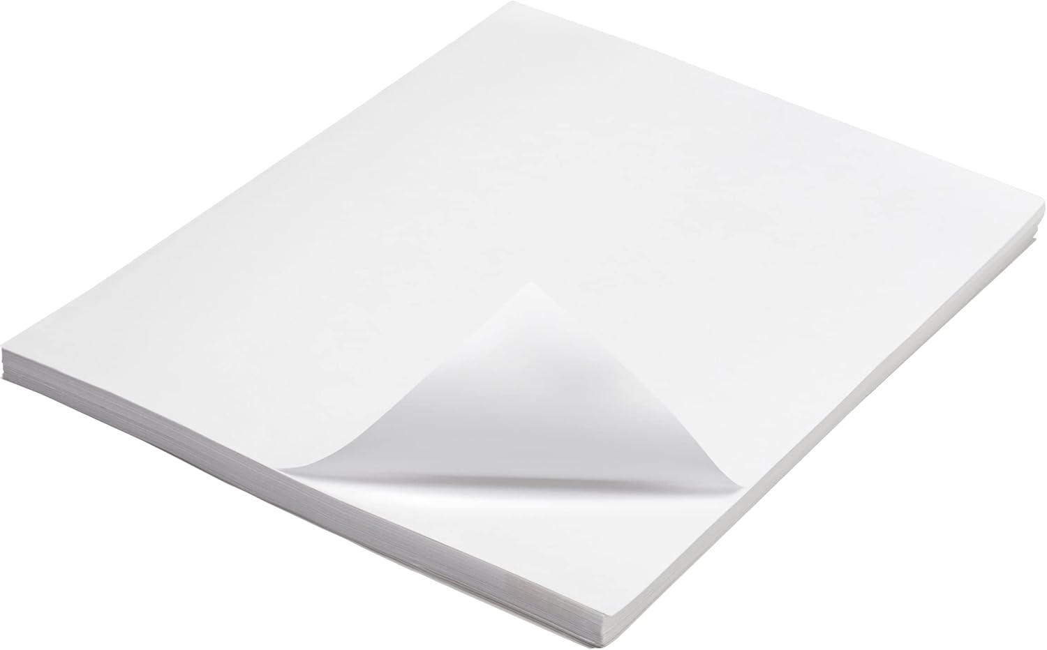 Avarrix Australia A4 Sticker Paper, Paper-Based Glossy White, 50 Sheets, Self Adhesive Premium Glossy Sticker Paper for Inkjet and Laser Printer, 90Gsm Thickness Printable Label Sheets image number 1