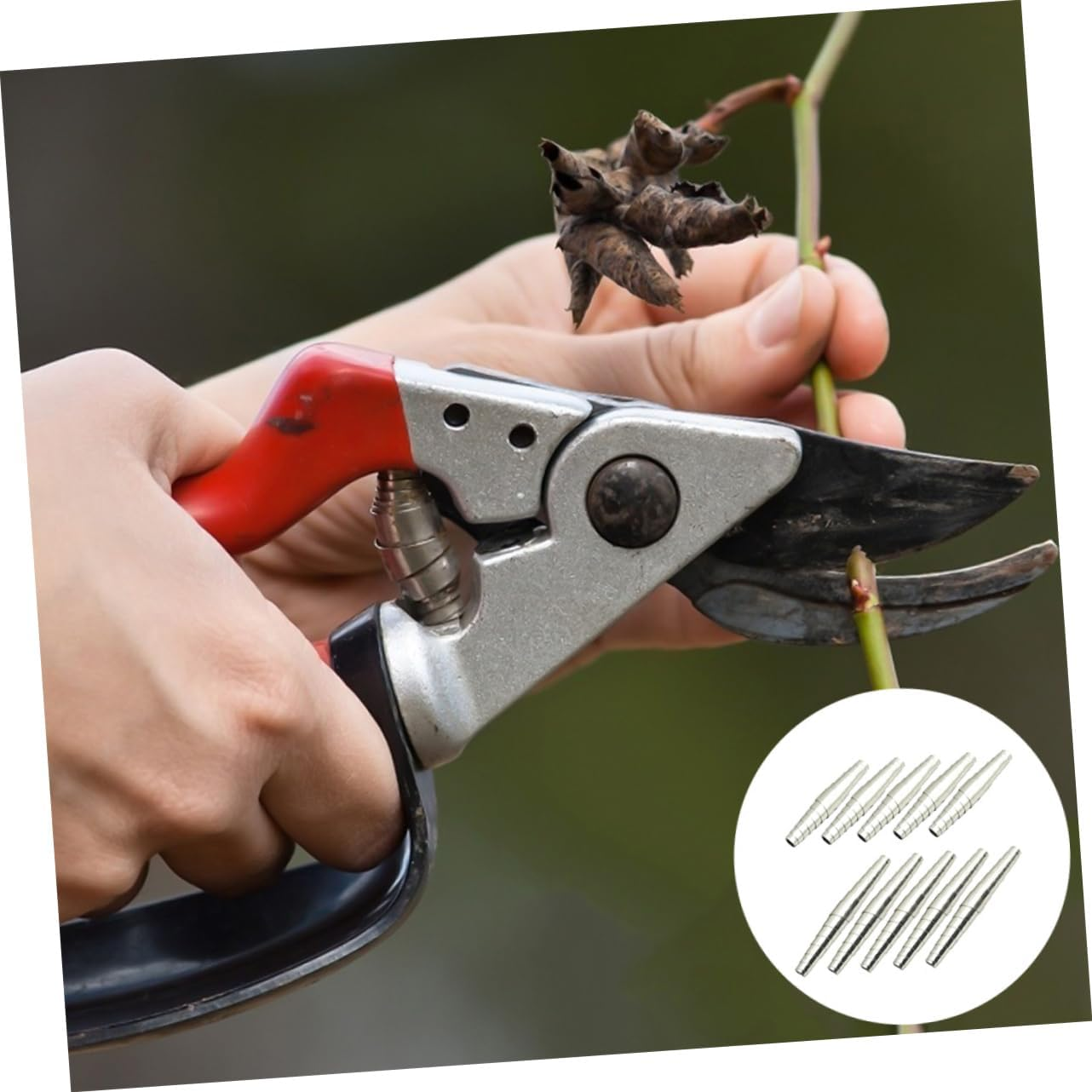 Sosoport 10Pcs Gardening Pruner Replacement Springs Easy Install Lightweight for Garden Tools image number 5