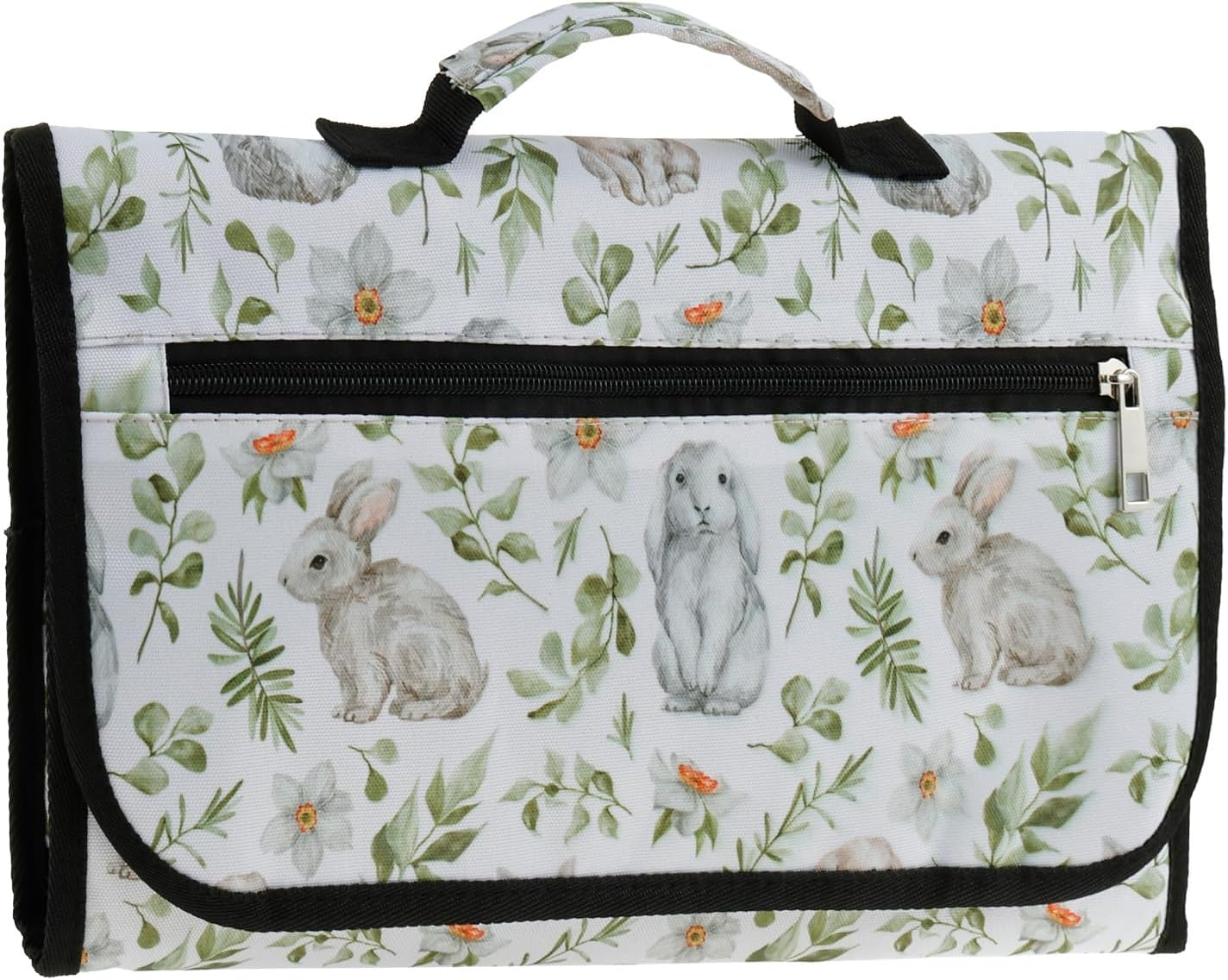 Portable Diaper Changing Pad Waterproof Nappy Changing Mat with Wipes Pocket Foldable Changing Mat Baby Changing Pad Foldable Nappy Changing Kit for Home Uasge and Travel (01)