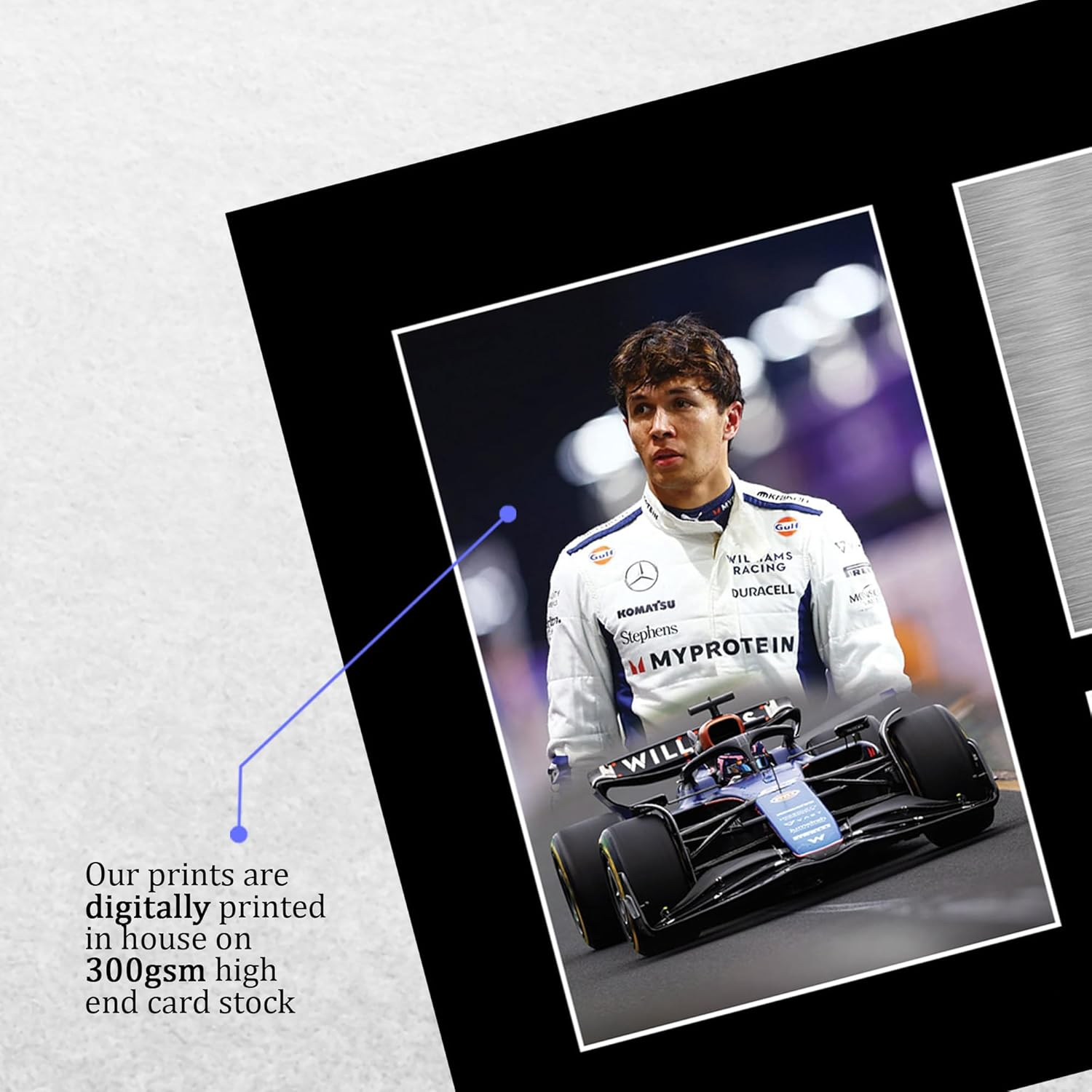 HWC Trading A4 Alex Albon Williams Gifts Printed Signed Autograph Picture for F1 Formula 1 Racing Fans - A4 image number 6