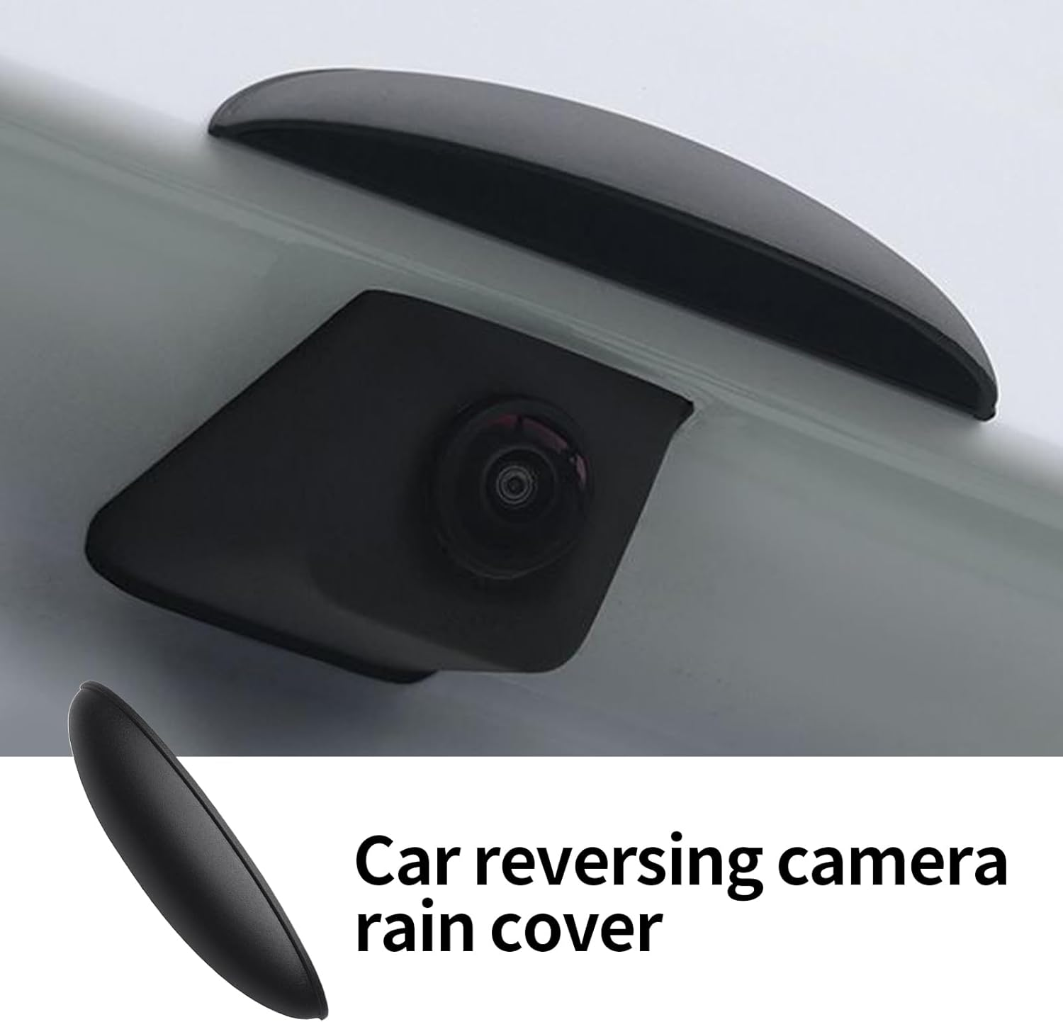 Rear Camera Cover for Car - Backup Reverse Camera Anti-Rain Cover,Adhesive Sticker for Auto Truck Vehicle Daily Rainy Days Winter Outdoor Parking Driving Highway image number 1
