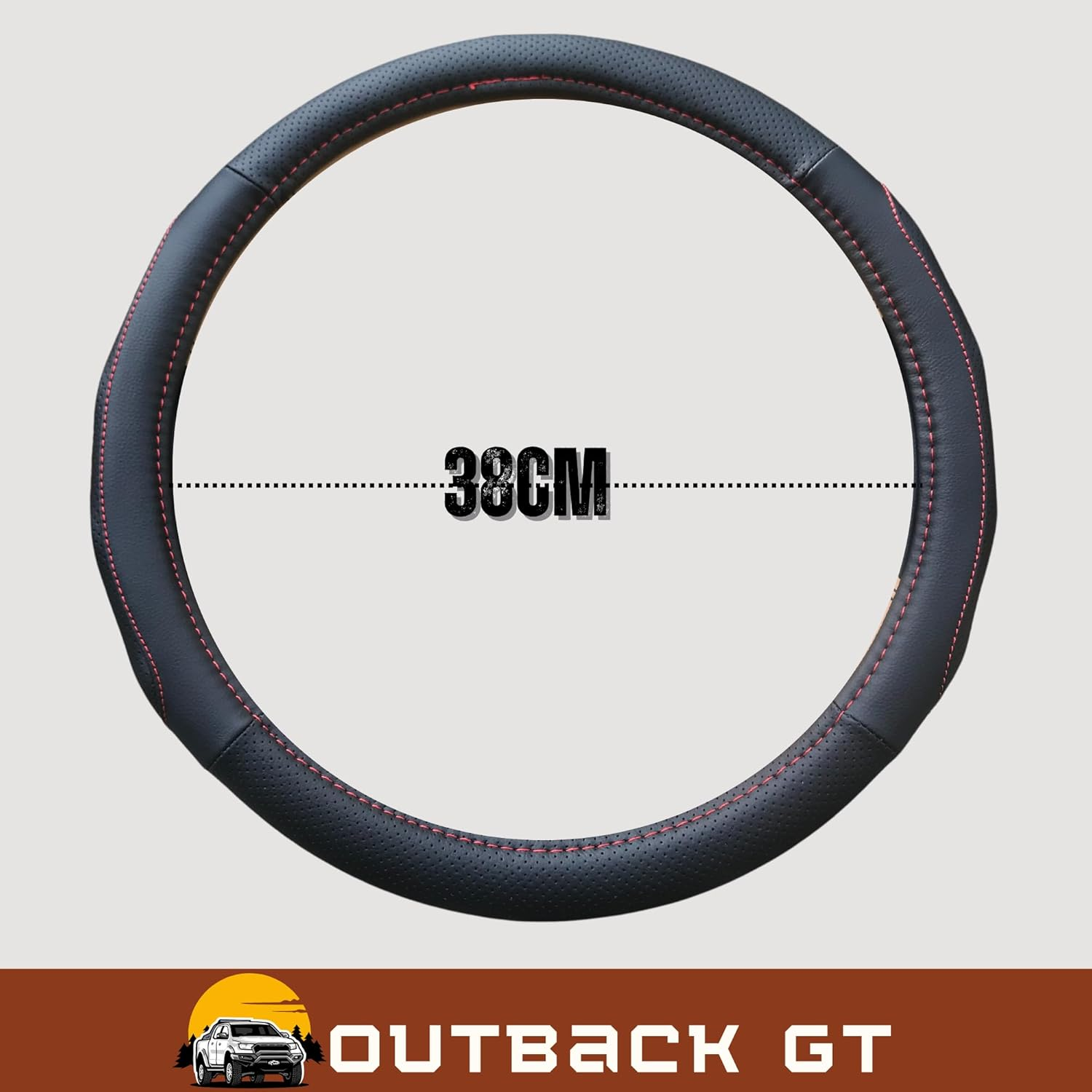 Steering Wheel Cover for Hyundai I30 2012-2016 (GD) 38CM | Circle