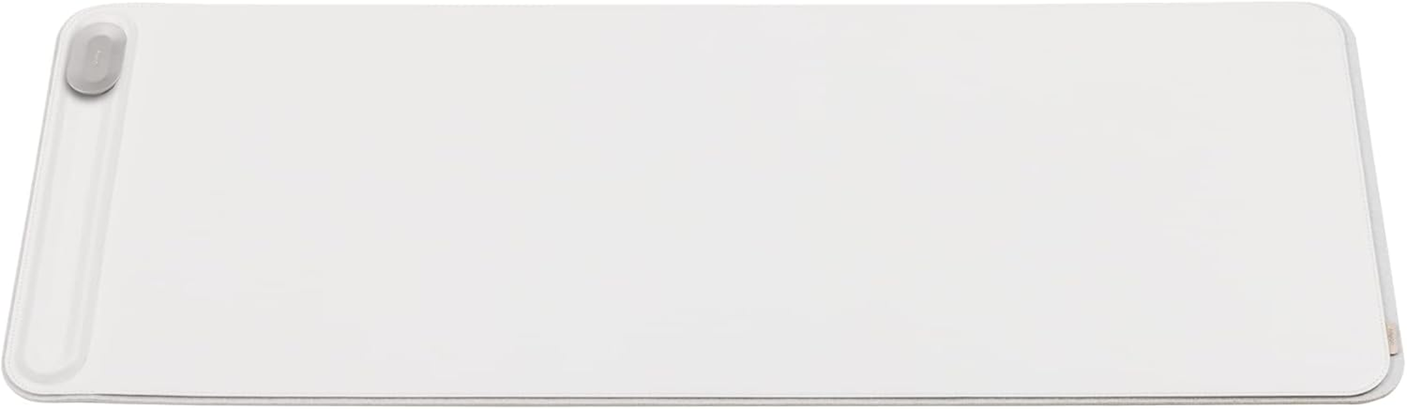 Orbitkey Desk Mat Slim | Made from Premium Vegan Leather and Recycled PET Felt | Document Hideaway | Magnetic Cable Holder, Stone image number 2