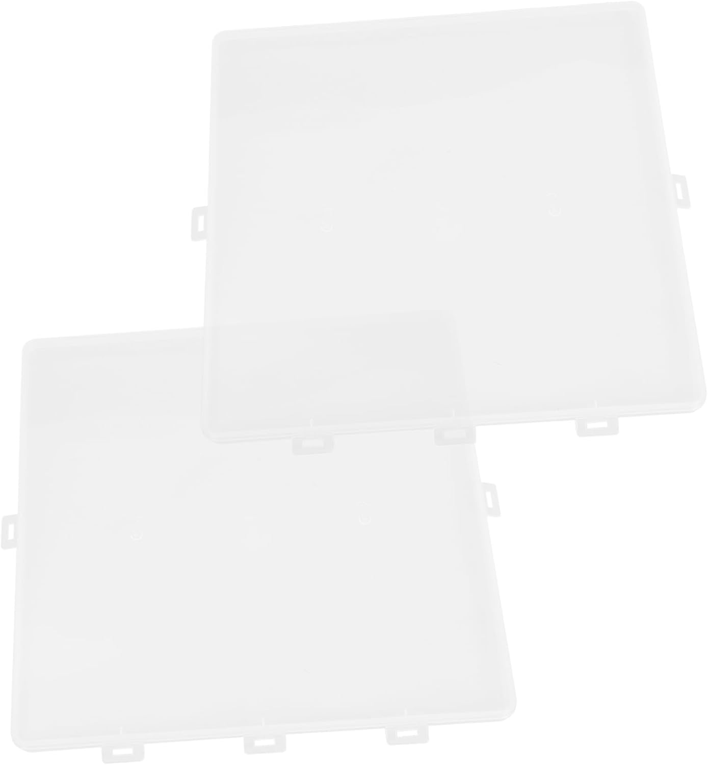 COOPHYA 2Pcs Document Organizer Box Filing Storage Box for Desktop Cards Storage Container Photo Holder Case Desk Organiser image number 5