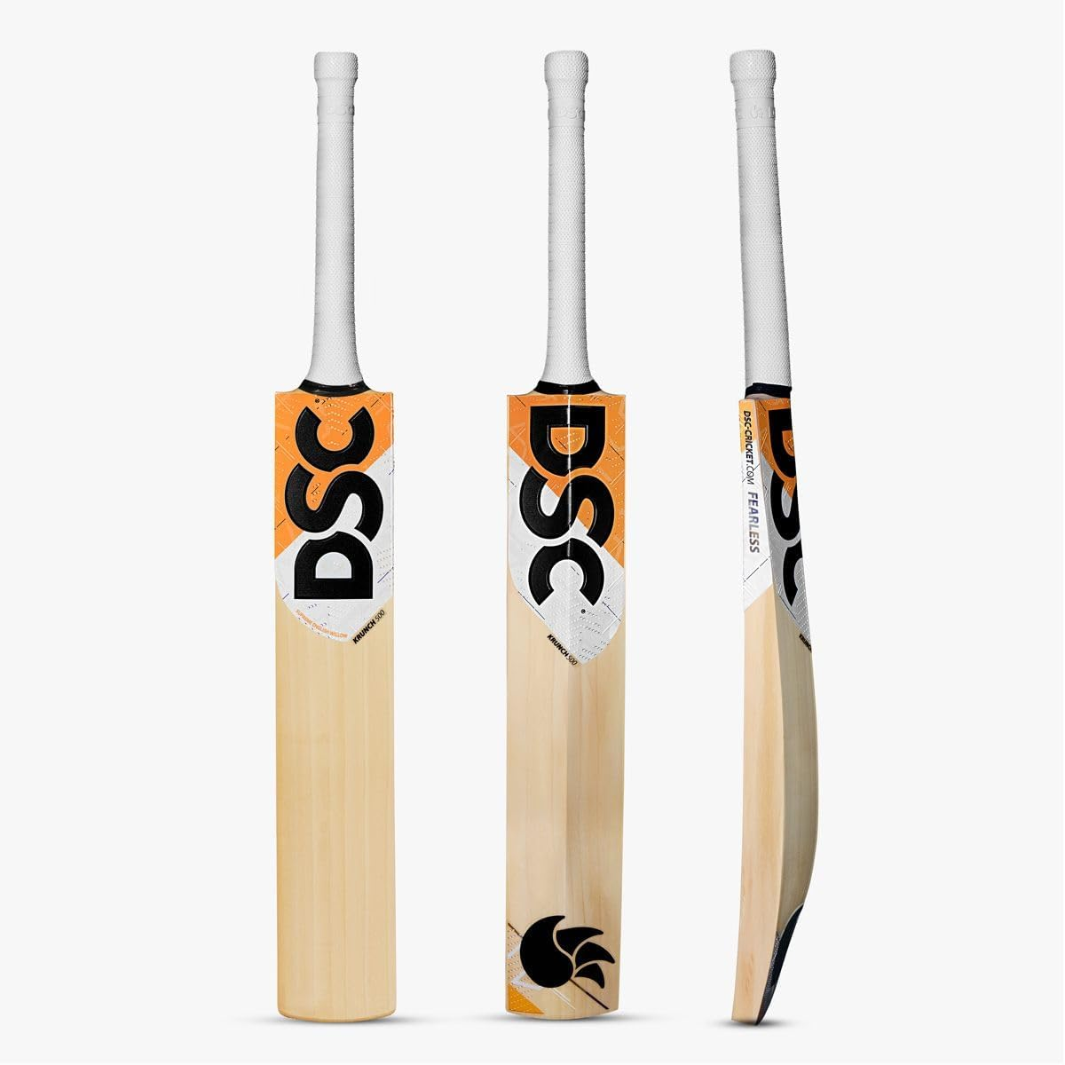 DSC Krunch 500 English Willow Cricket Bat for Mens, Short Handles image number 3