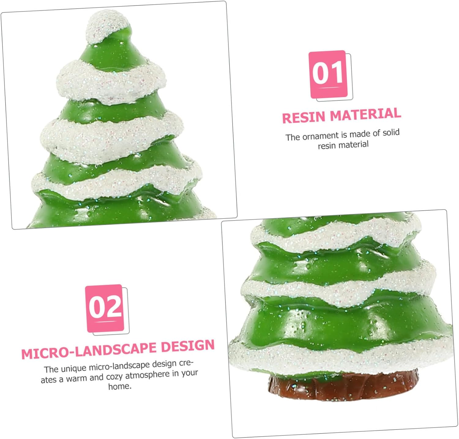 12Pcs Mini Christmas Tree Decor Artificial Xmas Tree Holiday Decoration for Cozy Home Family Gatherings and Festive Cheer