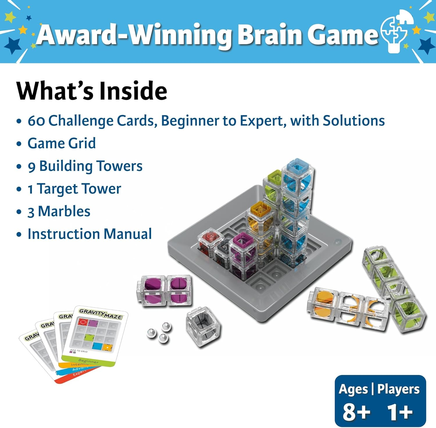 Thinkfun Gravity Maze Logic Game &ndash; STEM Puzzle & Brain Teaser for Kids & Adults Age 8+ image number 6