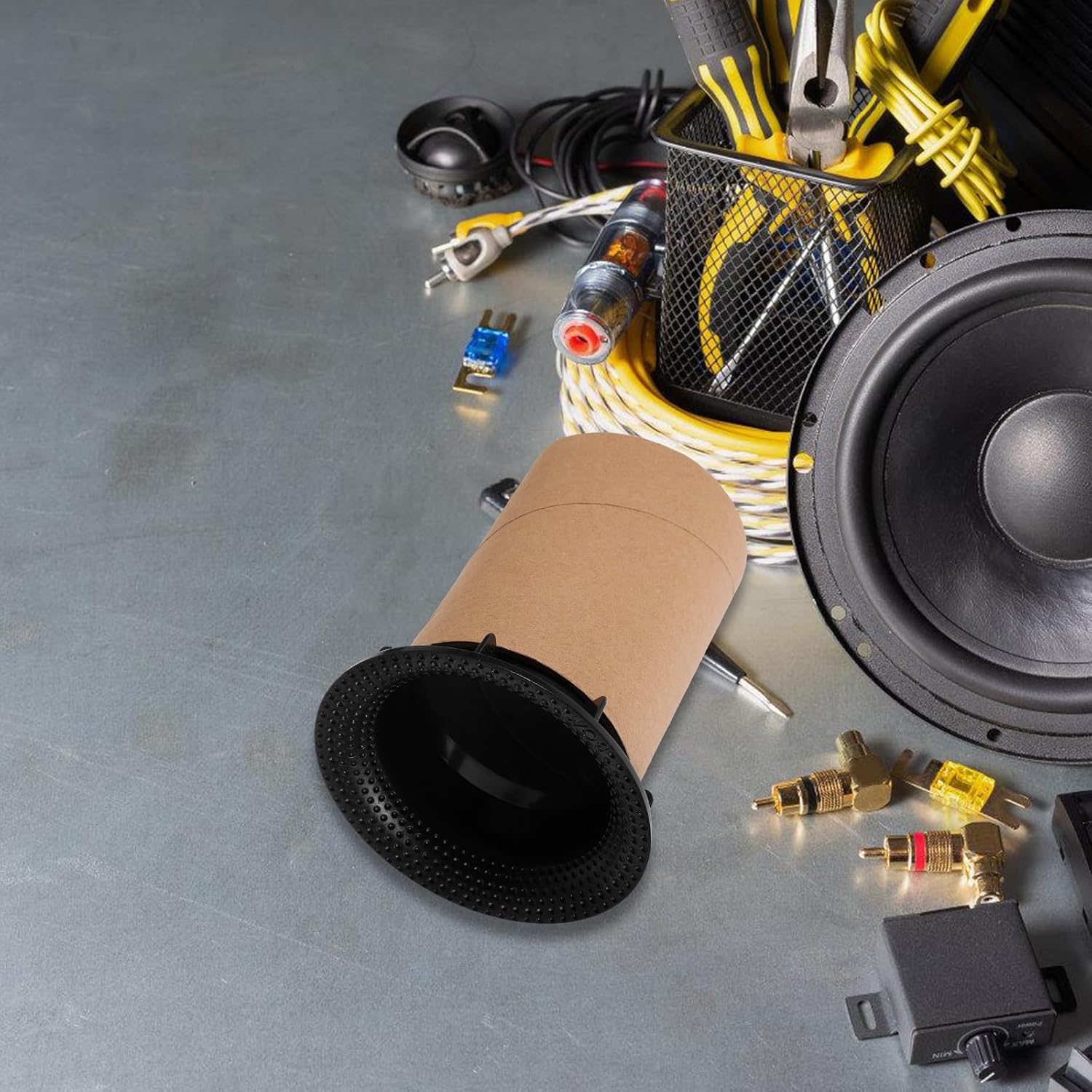 VANZACK Speaker Port Tube Outlet for Car Audio and Home Hifi Systems Plastic Speaker Air Port Tube with 93&times;128Mm Size Suitable for Woofers image number 3