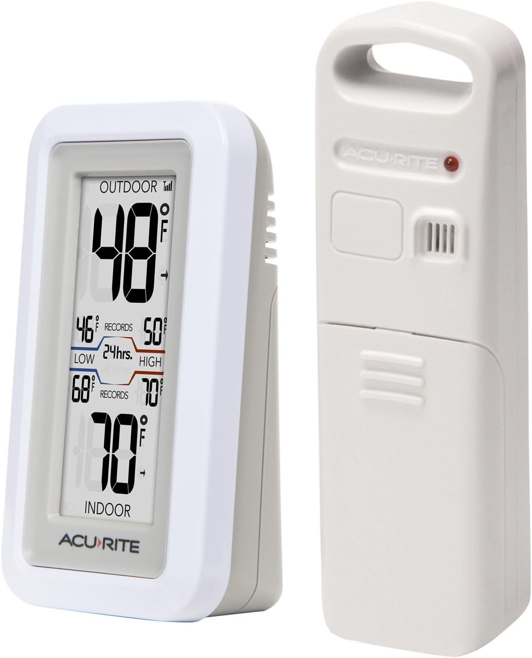Acurite 02049 Digital Thermometer with Indoor/Outdoor Temperature image number 2