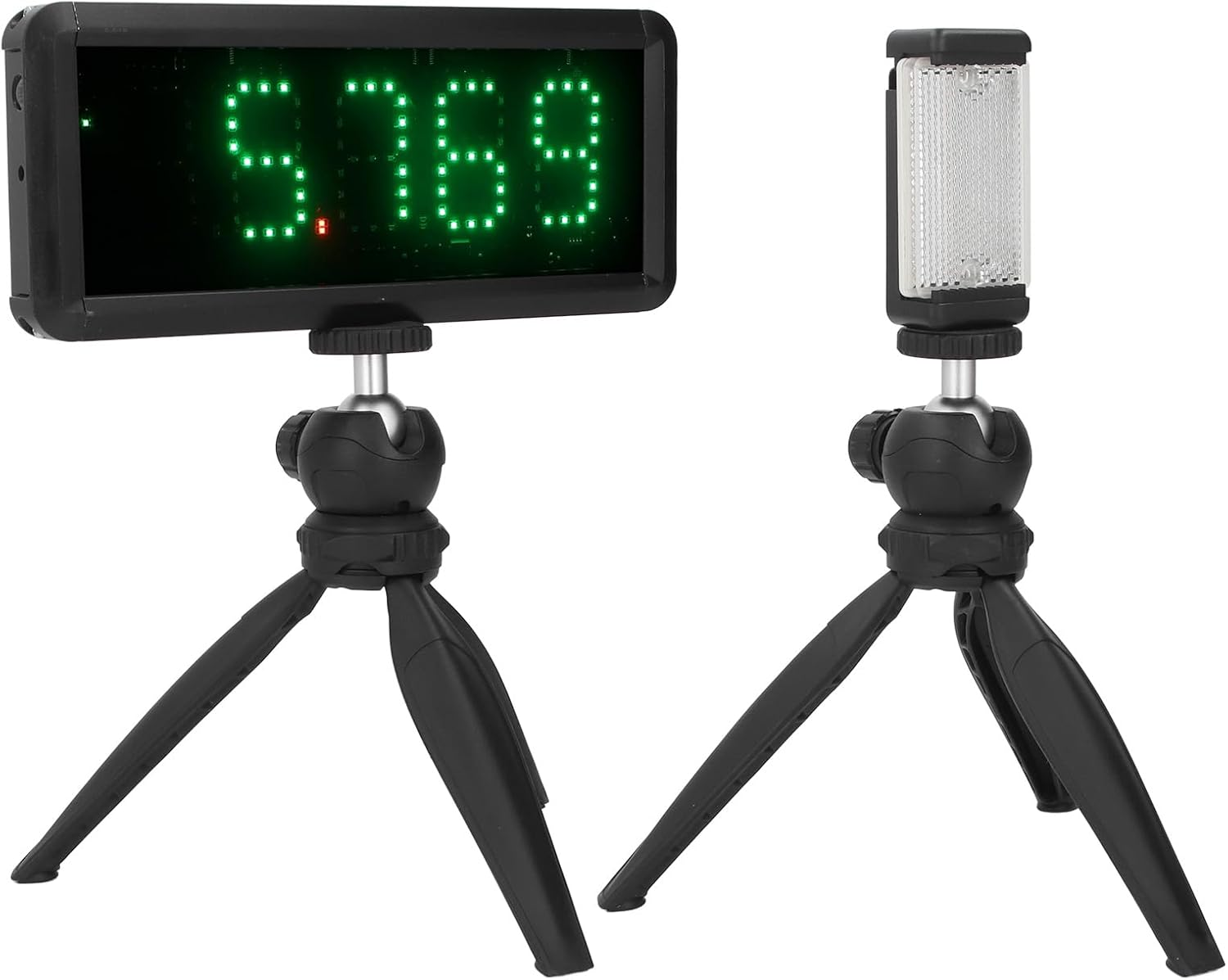 Sprint Timer, Stopwatch with 5 Digits Display, 1500Mah Rechargeable Battery for Motorcycle Racing, Short Run Training Competitions, Built in Timer image number 2