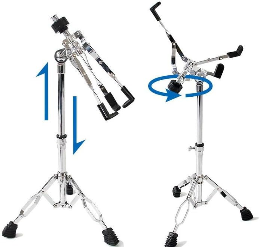 Snare Drum Stand, Adjustable Height Drum Stand, XICEN Thickened Stable Universal Drum Tripod for Ethereal Dumb Snare Drums image number 4