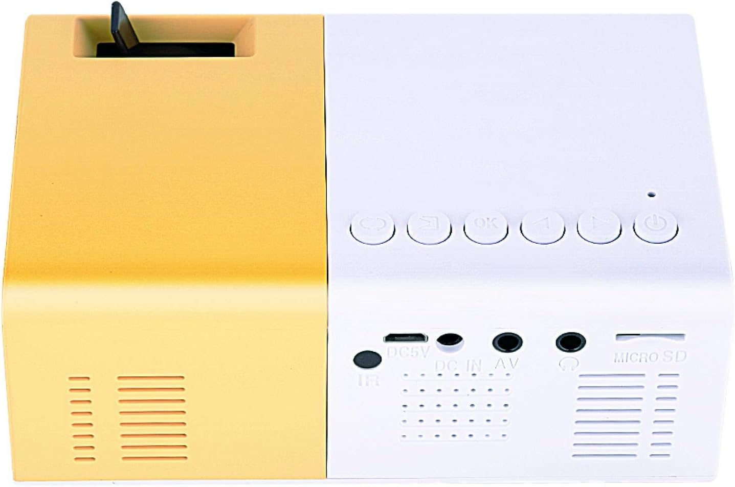 Home Theater, 5 X 3.2 X 1.9In Portable Practical Mini Projector, for Camping(U.S. Standard (110V-240V)) image number 1